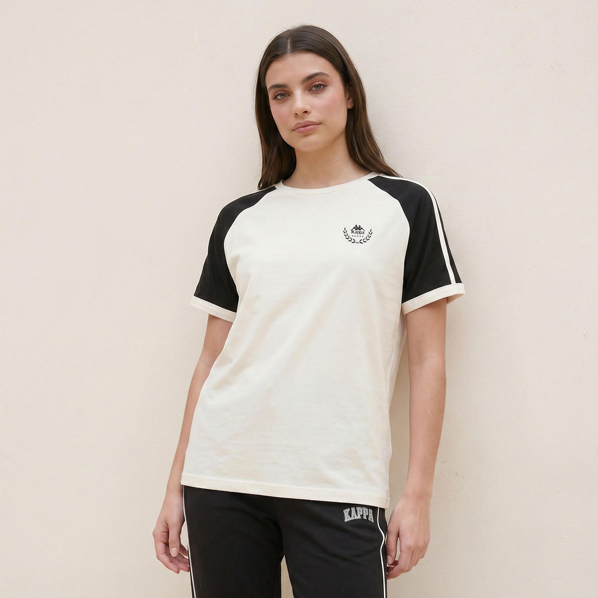 تيشيرت بأكمام مغايرة من كابا-sports-women-clothing-tshirtsandvests-image-1