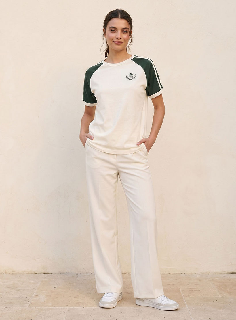 تيشيرت بأكمام مغايرة من كابا-sports-women-clothing-tshirtsandvests-image-3