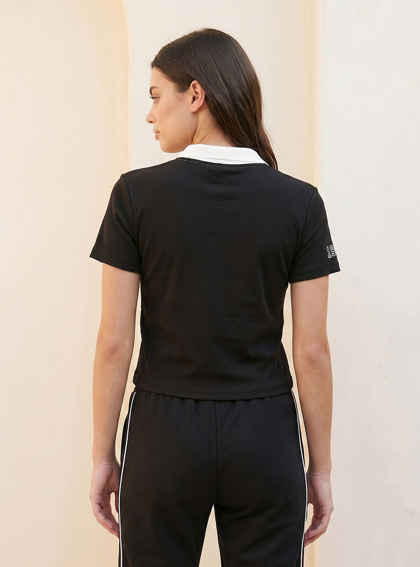تيشيرت بولو بياقة جوني ومرونة عالية من كابا-sports-women-clothing-tshirtsandvests-image-4