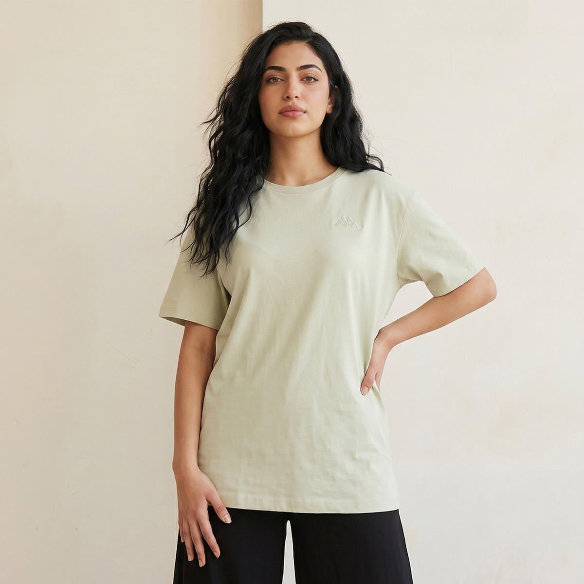 Kappa Women Logo Embroidered T-shirt-women-clothing-tshirts-image-1