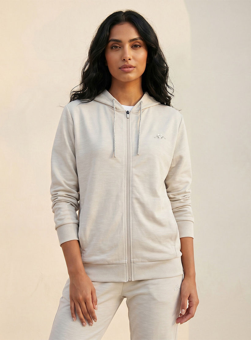 Kappa Zip Through Hoodie-women-clothing-sportswearandactivewear-hoodiesandsweatshirts-image-1