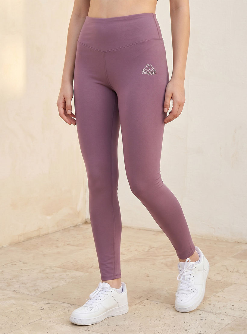بنطلون ليقنز بطبعات الشعار من كابا-women-clothing-sportswearandactivewear-bottoms-leggings-image-1