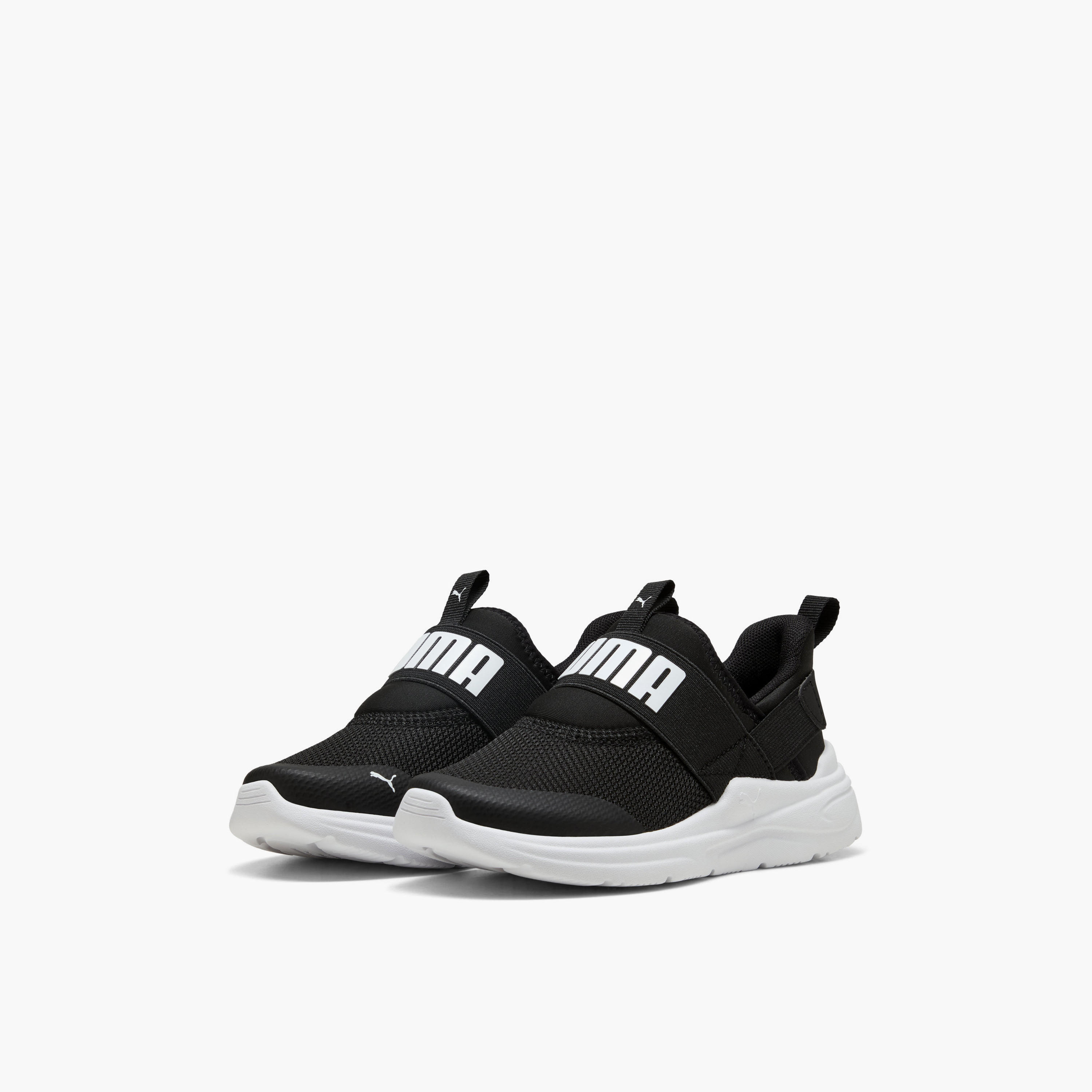 Puma Kids Soft Wired 2 SlipTech Slip-On Ankle Sneakers-girls-shoes-sneakers-image-1