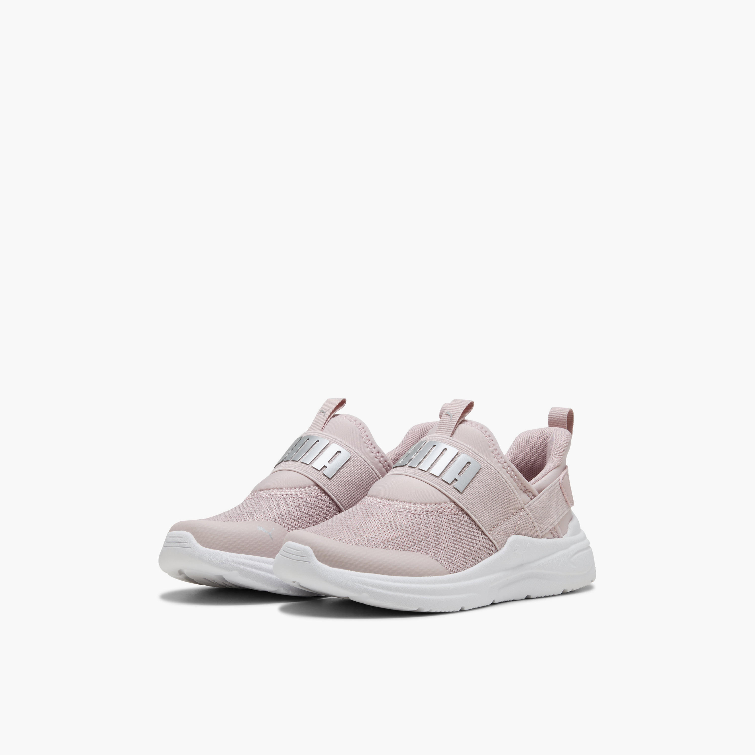 Puma Girls Soft Wired 2 SlipTech Slip-On Ankle Sneakers-girls-shoes-sports-image-1
