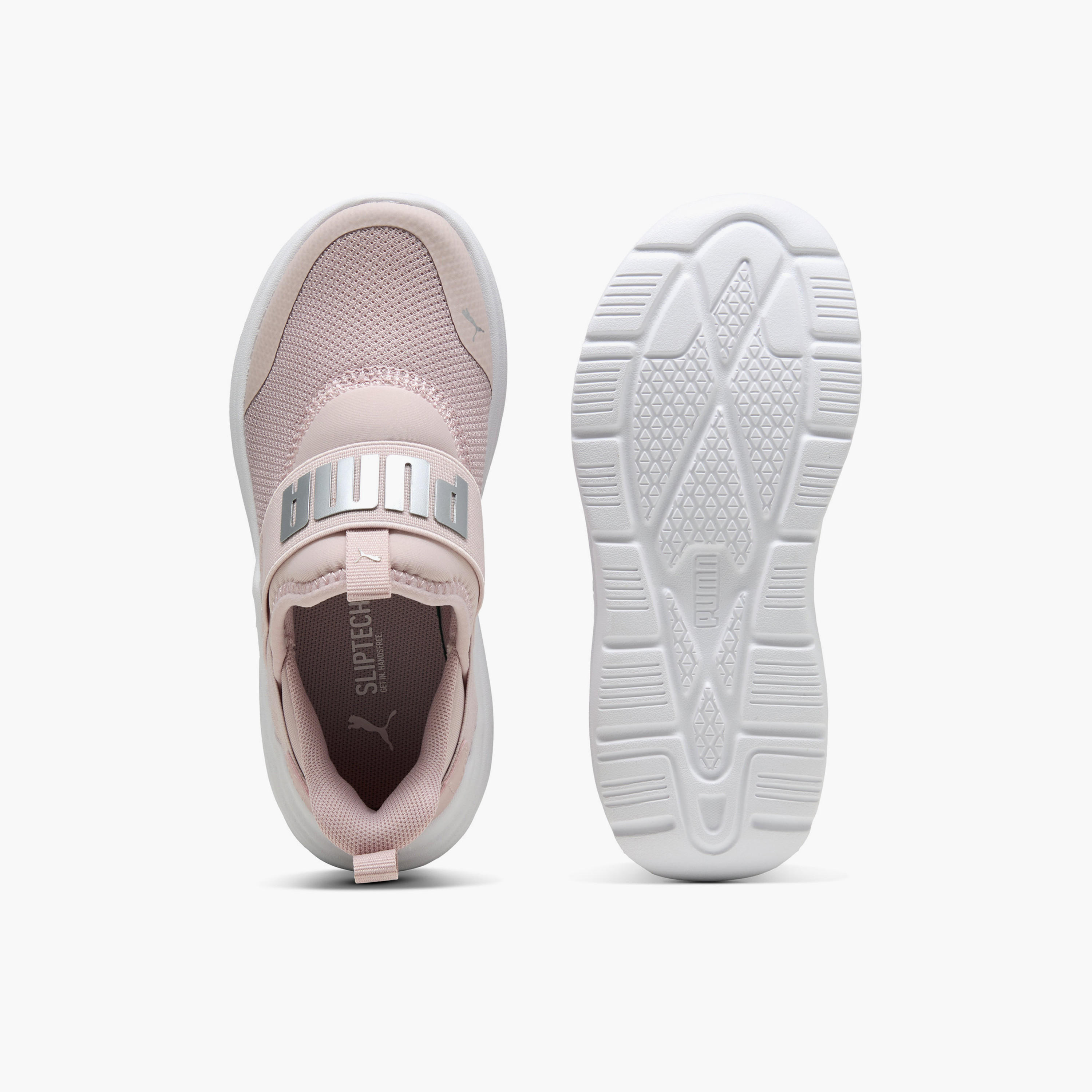 Puma Girls Soft Wired 2 SlipTech Slip-On Ankle Sneakers-girls-shoes-sports-image-4