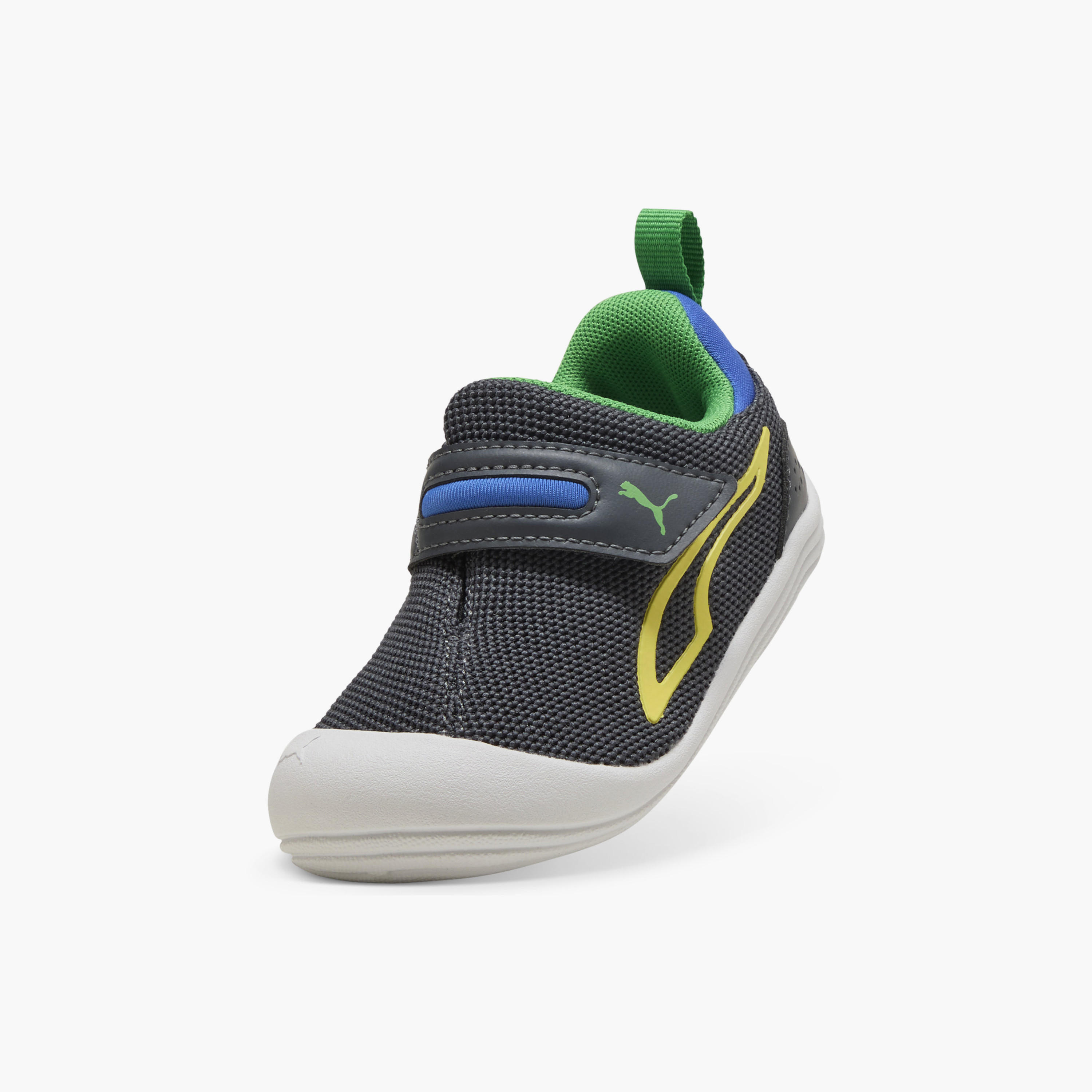 Puma Kitten Mesh V Ankle Sneakers with Hook & Loop Closure-baby-boys-shoes-closedshoes-image-5