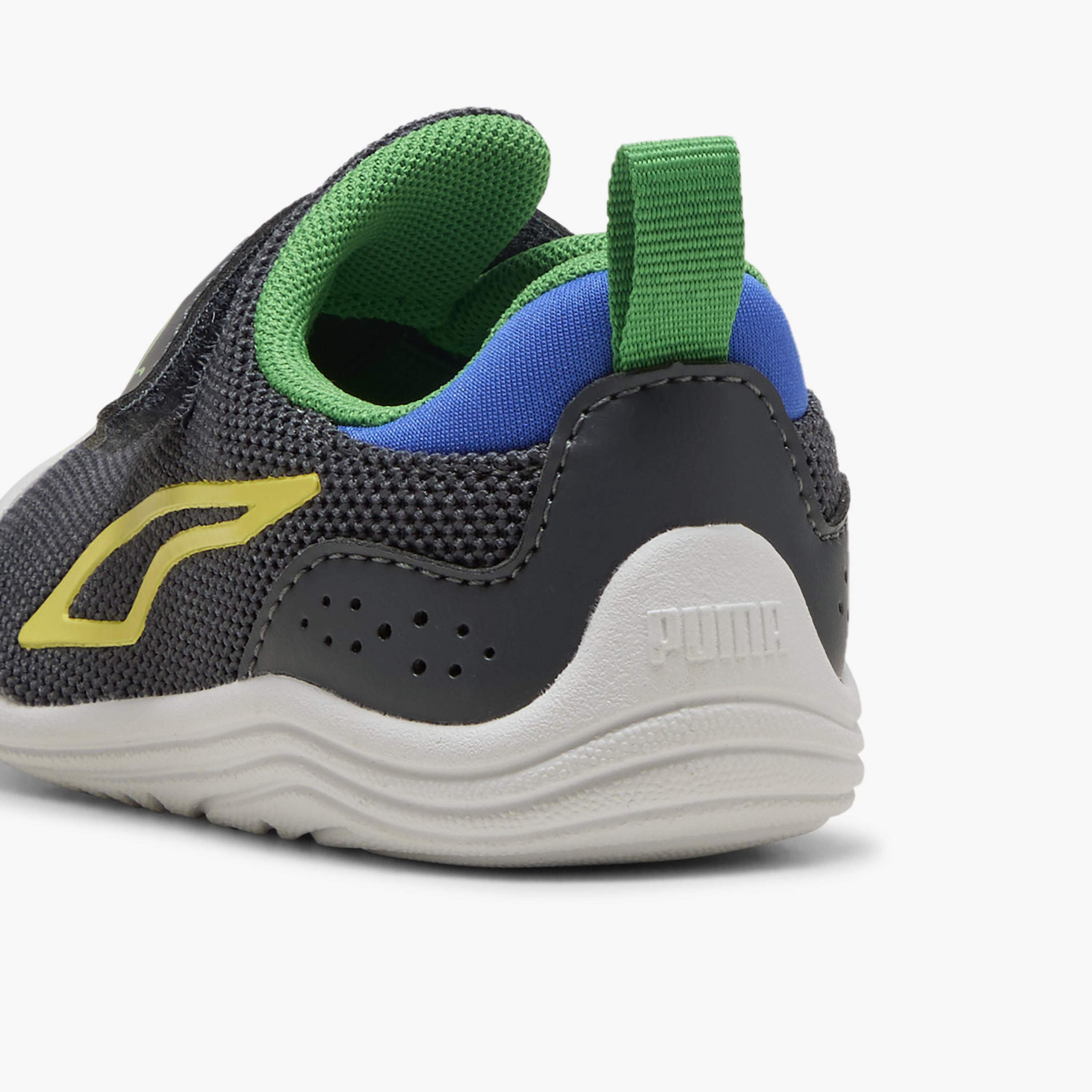 Puma Kitten Mesh V Ankle Sneakers with Hook & Loop Closure-baby-boys-shoes-closedshoes-image-6