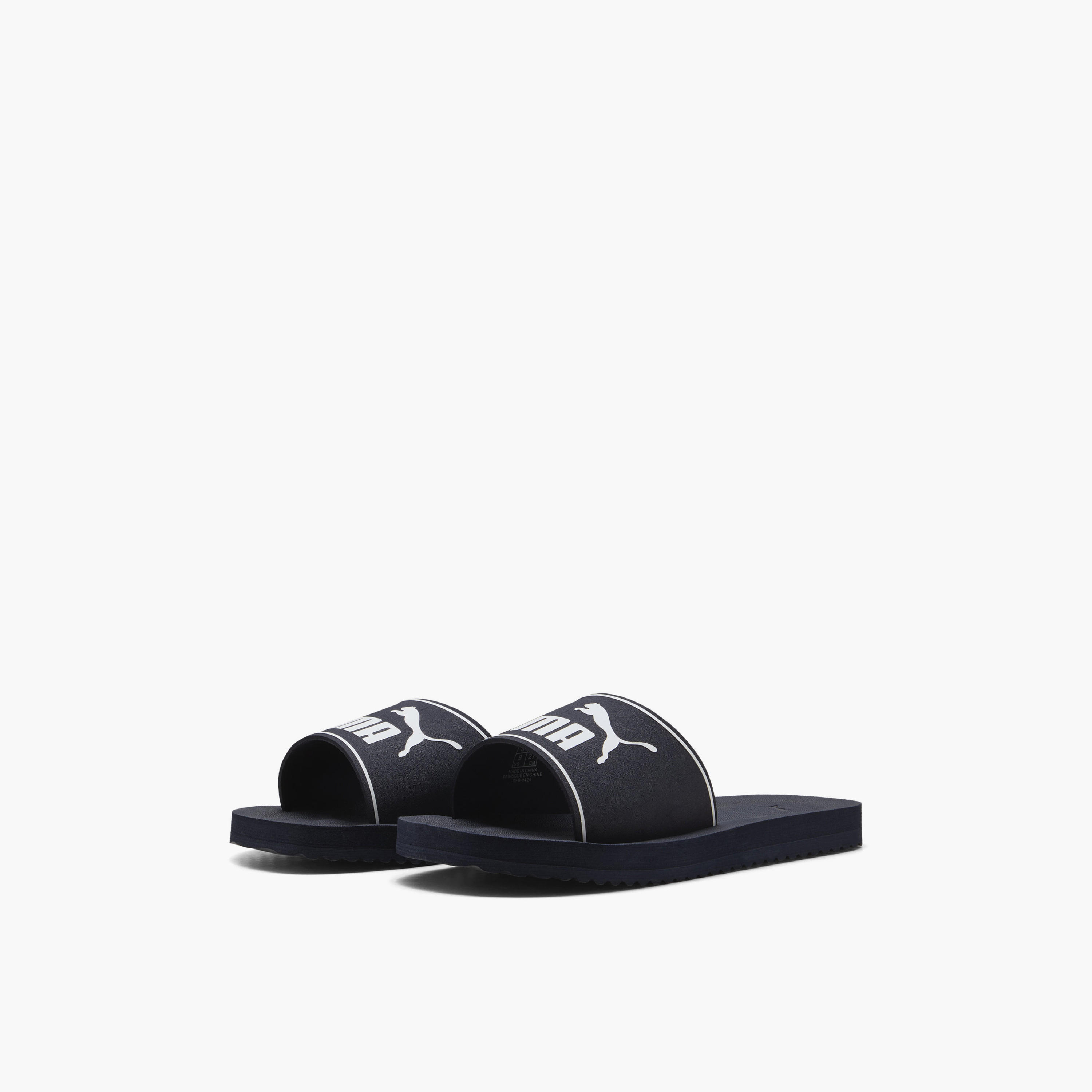 Puma Men Purecat 2.0 Logo Print Slides-sports-men-shoes-image-1