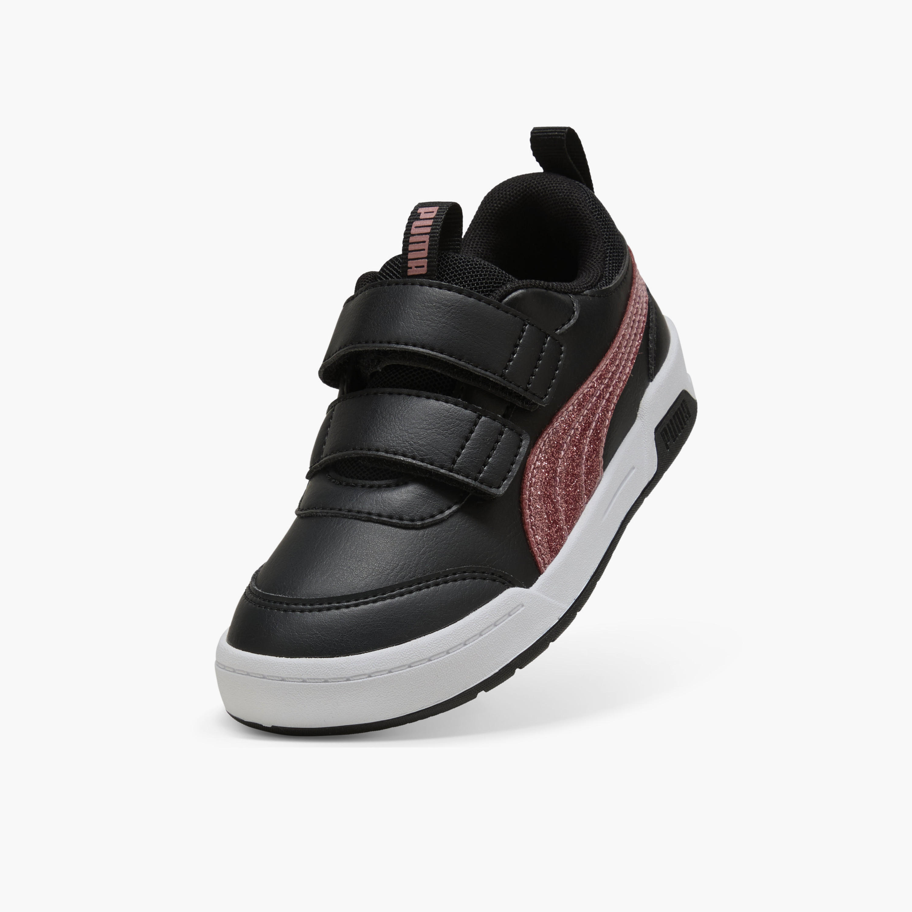 Puma Kids Multiflex 2 Glitz FS V Hook & Loop Ankle Sneakers-girls-shoes-sneakers-image-5