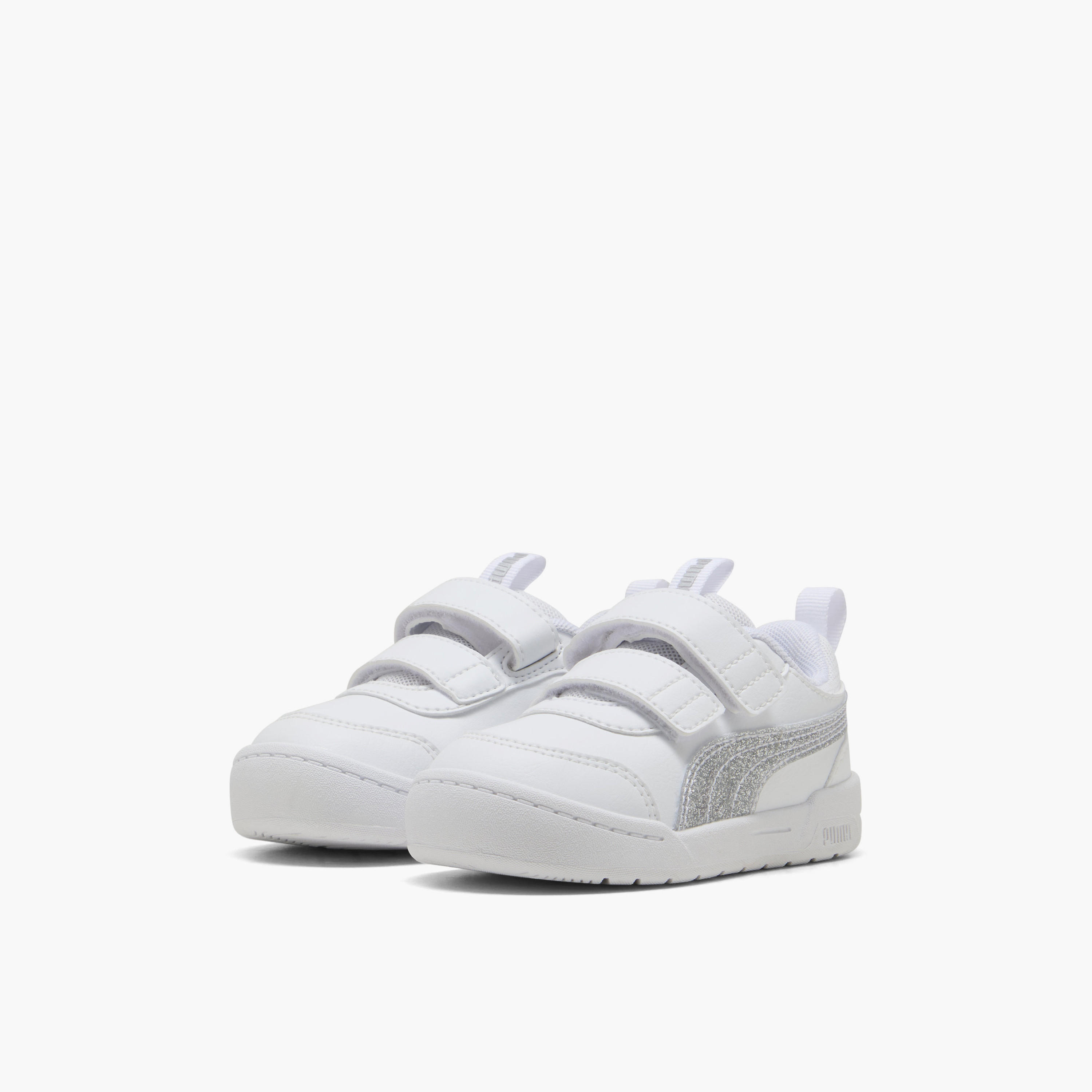 Puma Multiflex 2 Glitz FS V Sneakers with Hook & Loop Closure-baby-girls-shoes-closedshoes-image-1