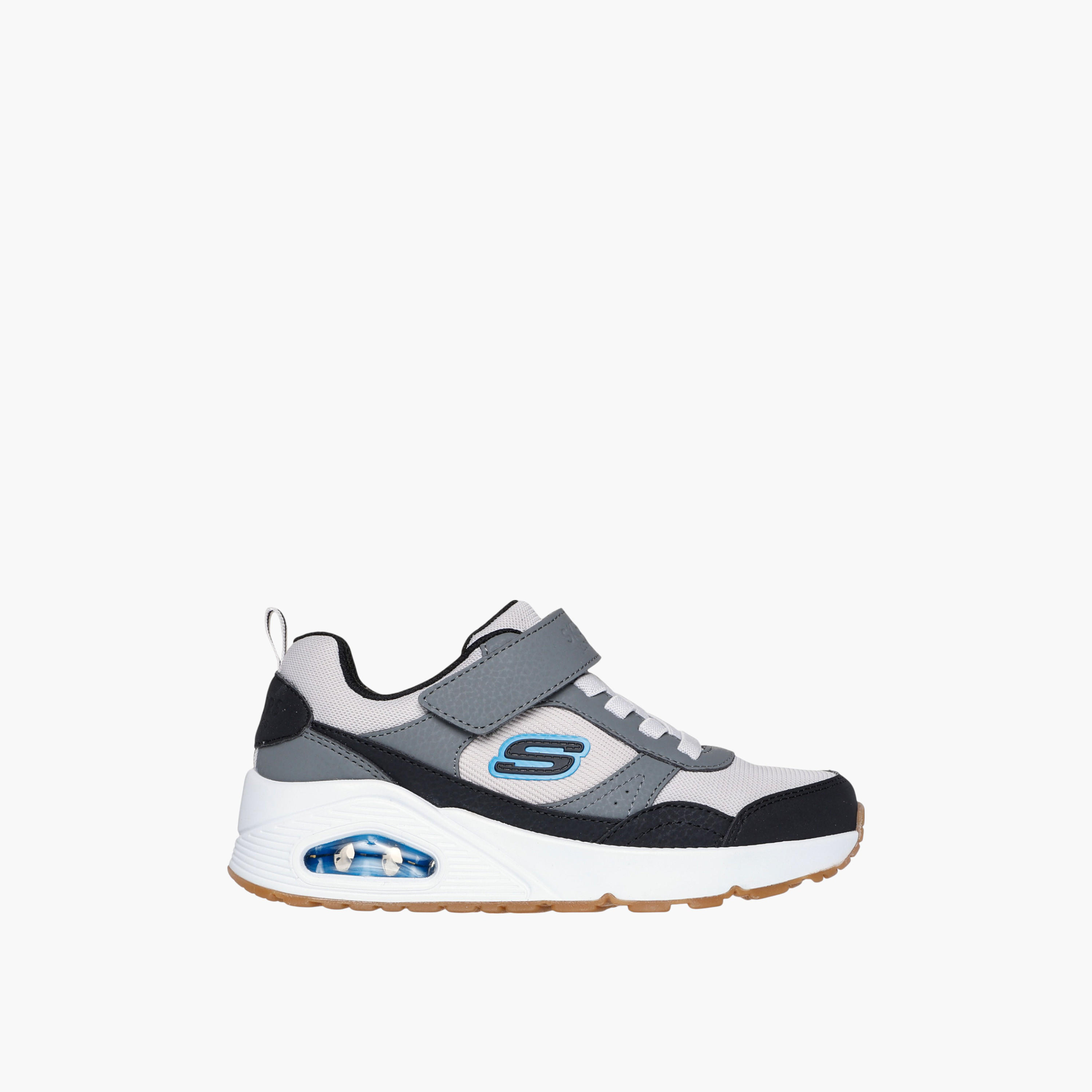 Skechers Boys Uno Hook & Loop Cushioned Sole Walking Shoes-boys-shoes-sneakers-image-3