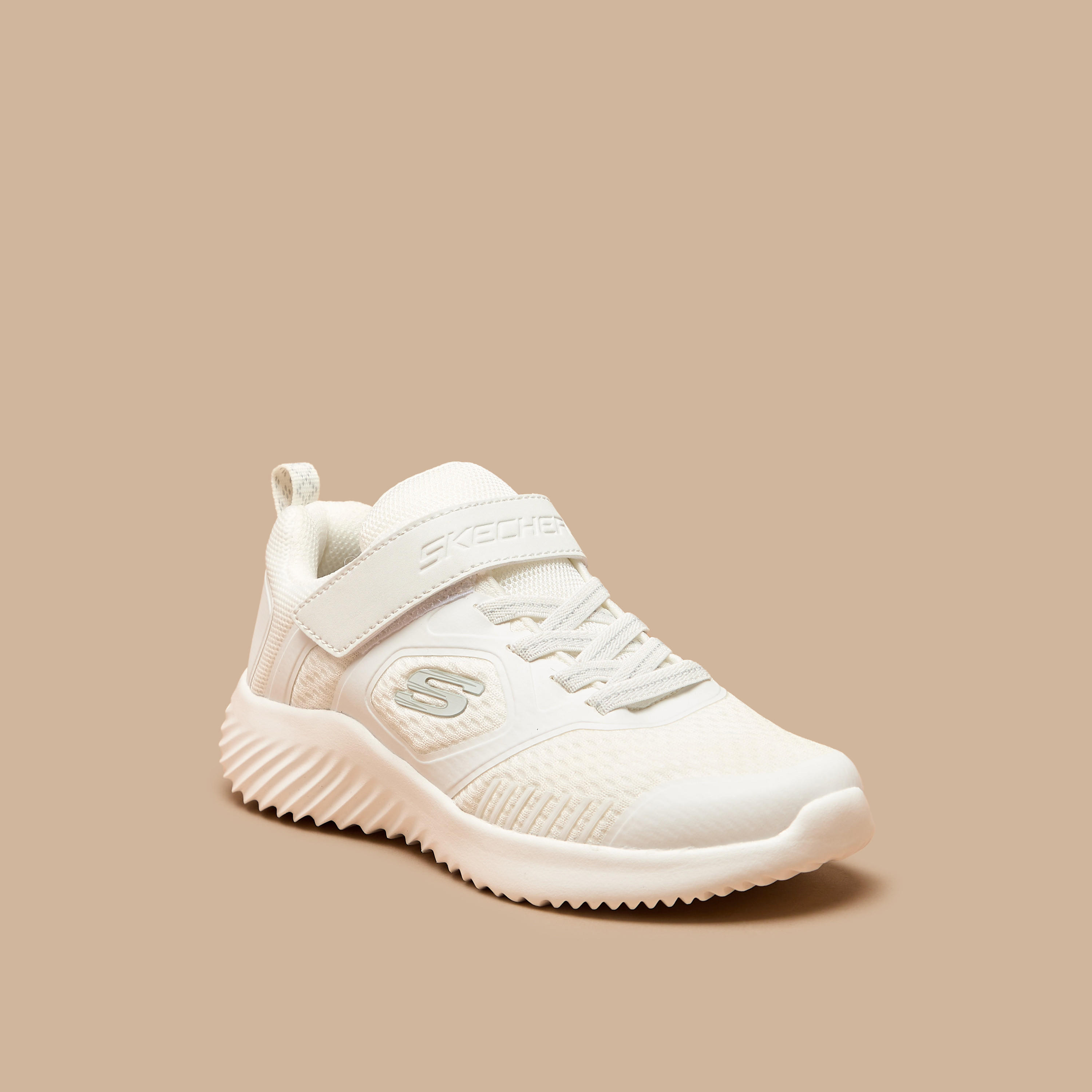 Skechers Kids' Logo Detail Sneakers with Hook and Loop Closure - BOUNDER-boys-shoes-sneakers-image-1
