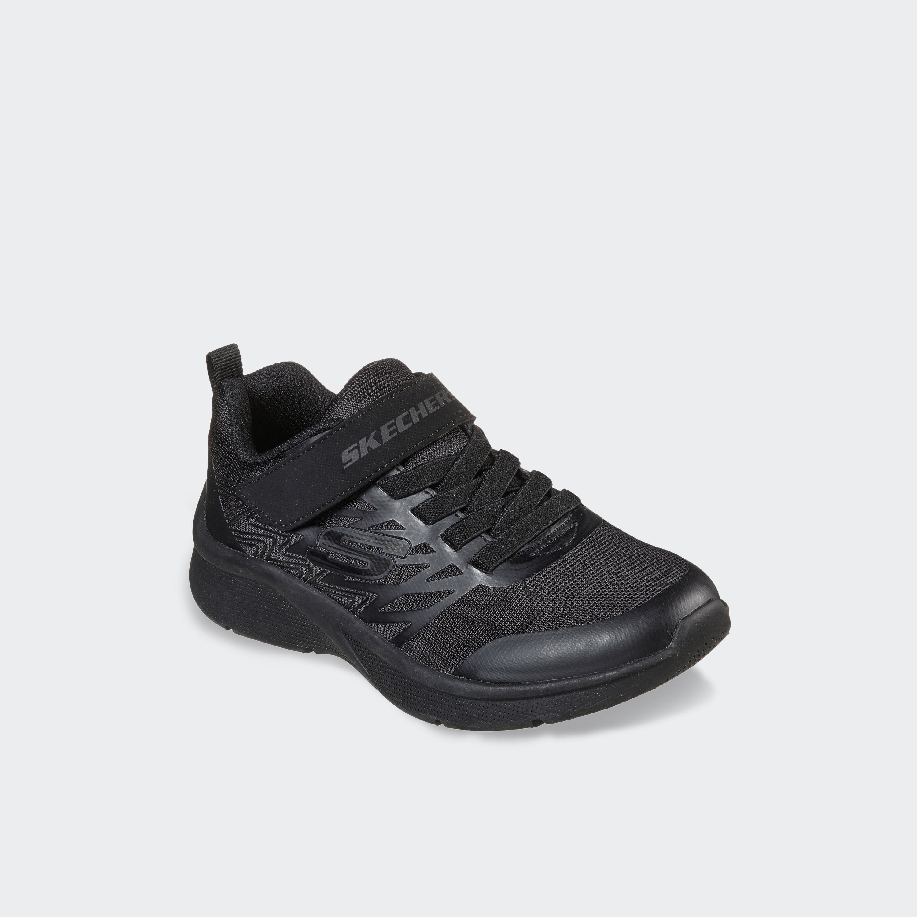 حذاء مدرسي بشريط إغلاق لاصق مايكروسبيك للأطفال من سكيتشيرز-girls-shoes-sneakers-image-1