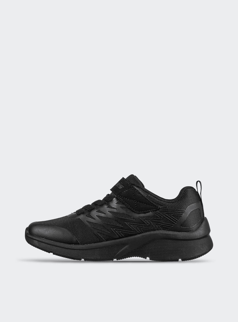 حذاء مدرسي بشريط إغلاق لاصق مايكروسبيك للأطفال من سكيتشيرز-girls-shoes-sneakers-image-4