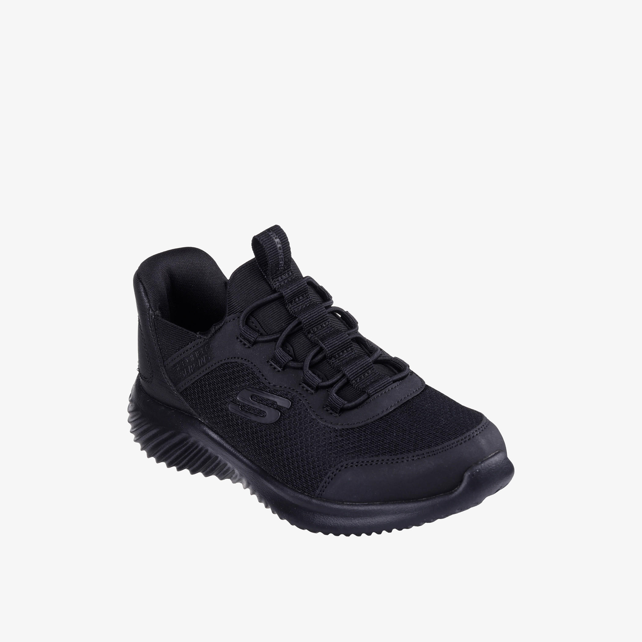 Skechers Kids Textured Sneakers with Stretch Lace - BOUNDER-boys-shoes-sneakers-image-1