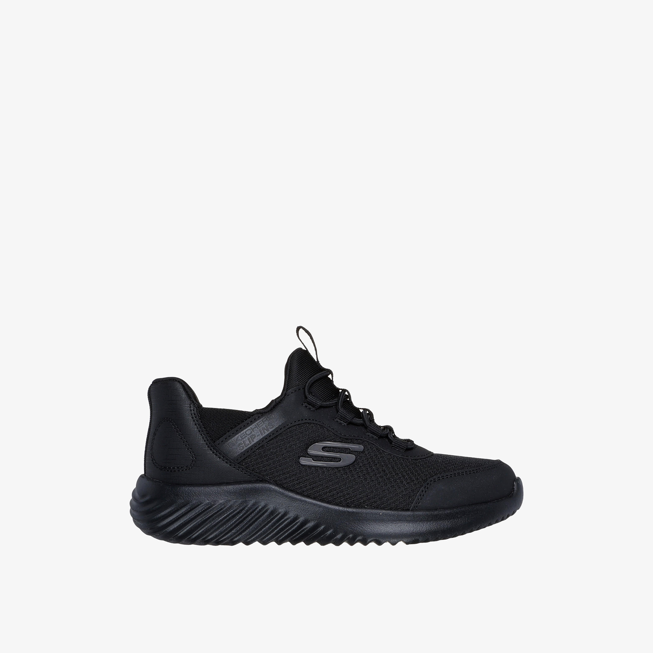 Skechers Kids Textured Sneakers with Stretch Lace - BOUNDER-boys-shoes-sneakers-image-2
