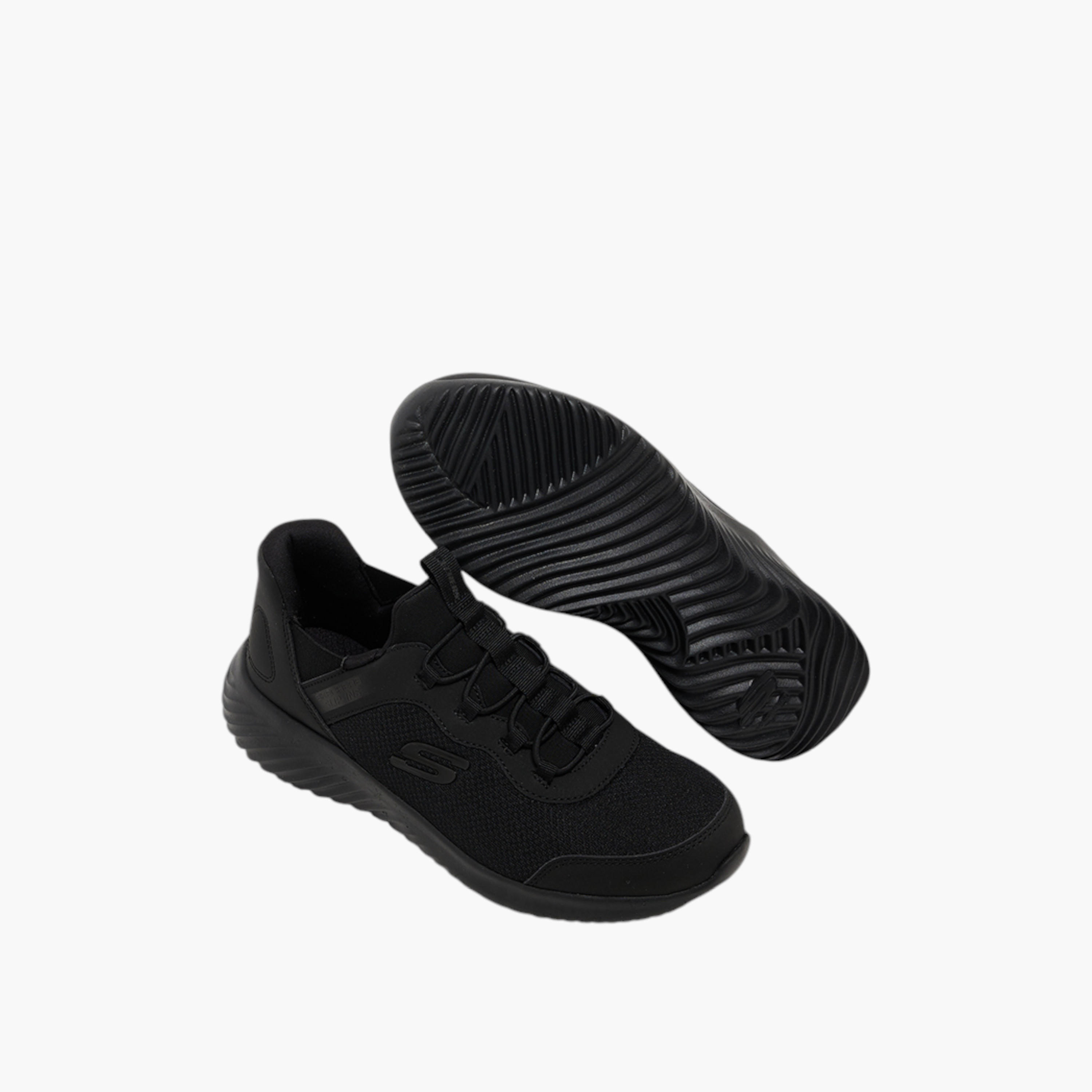 Skechers Boys Bounder School Slip-On Breathable School Shoes-baby-boys-shoes-closedshoes-image-4