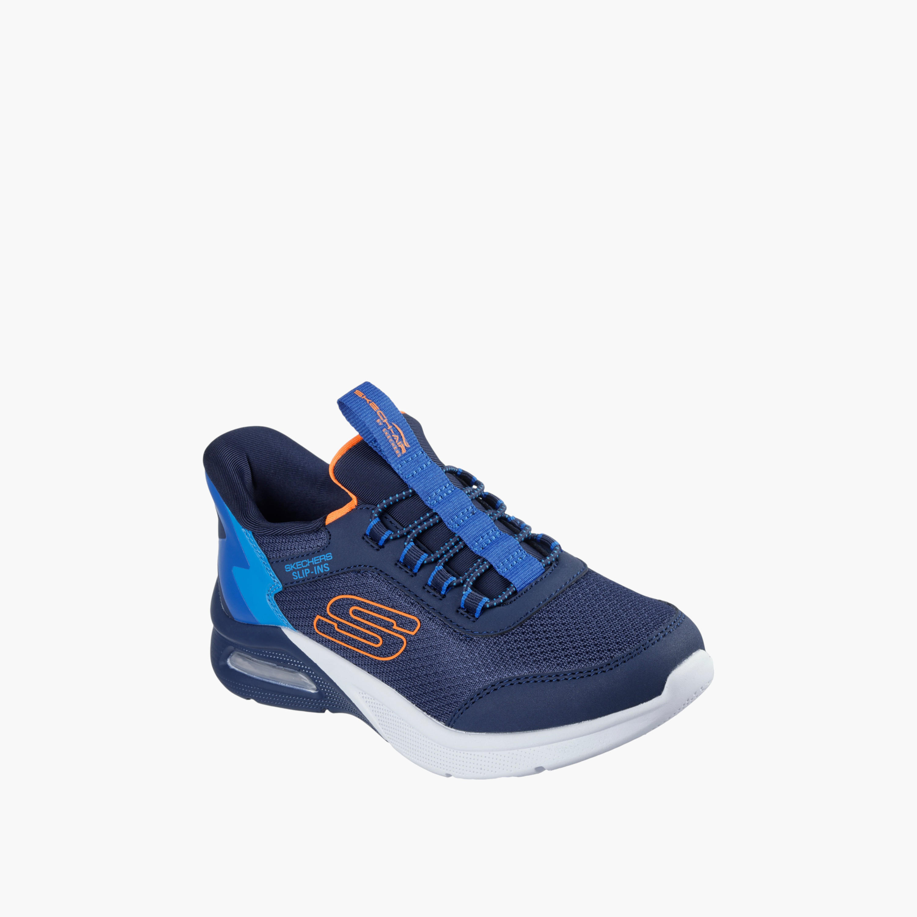 Skechers Boys Microspec Max Slip-On Ankle Sneakers Breathable Shoes-boys-shoes-sneakers-image-1