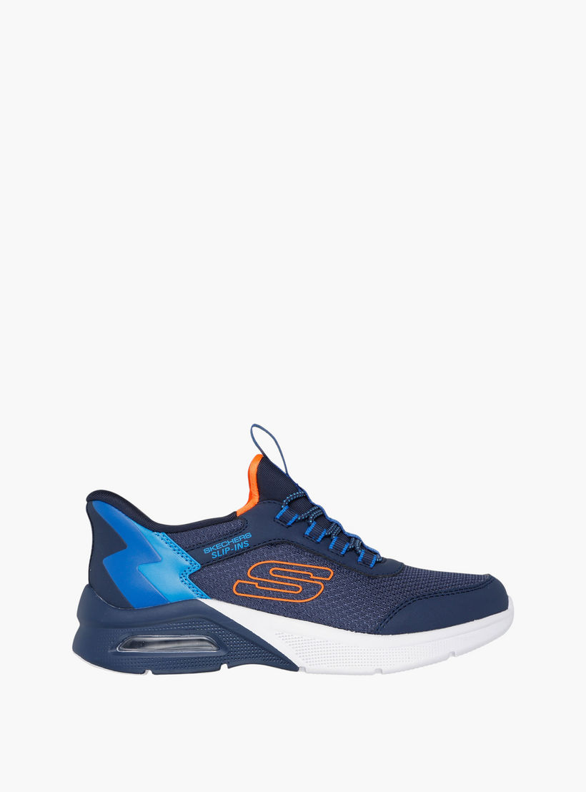 Skechers Boys Microspec Max Slip-On Ankle Sneakers Breathable Shoes-boys-shoes-sneakers-image-2