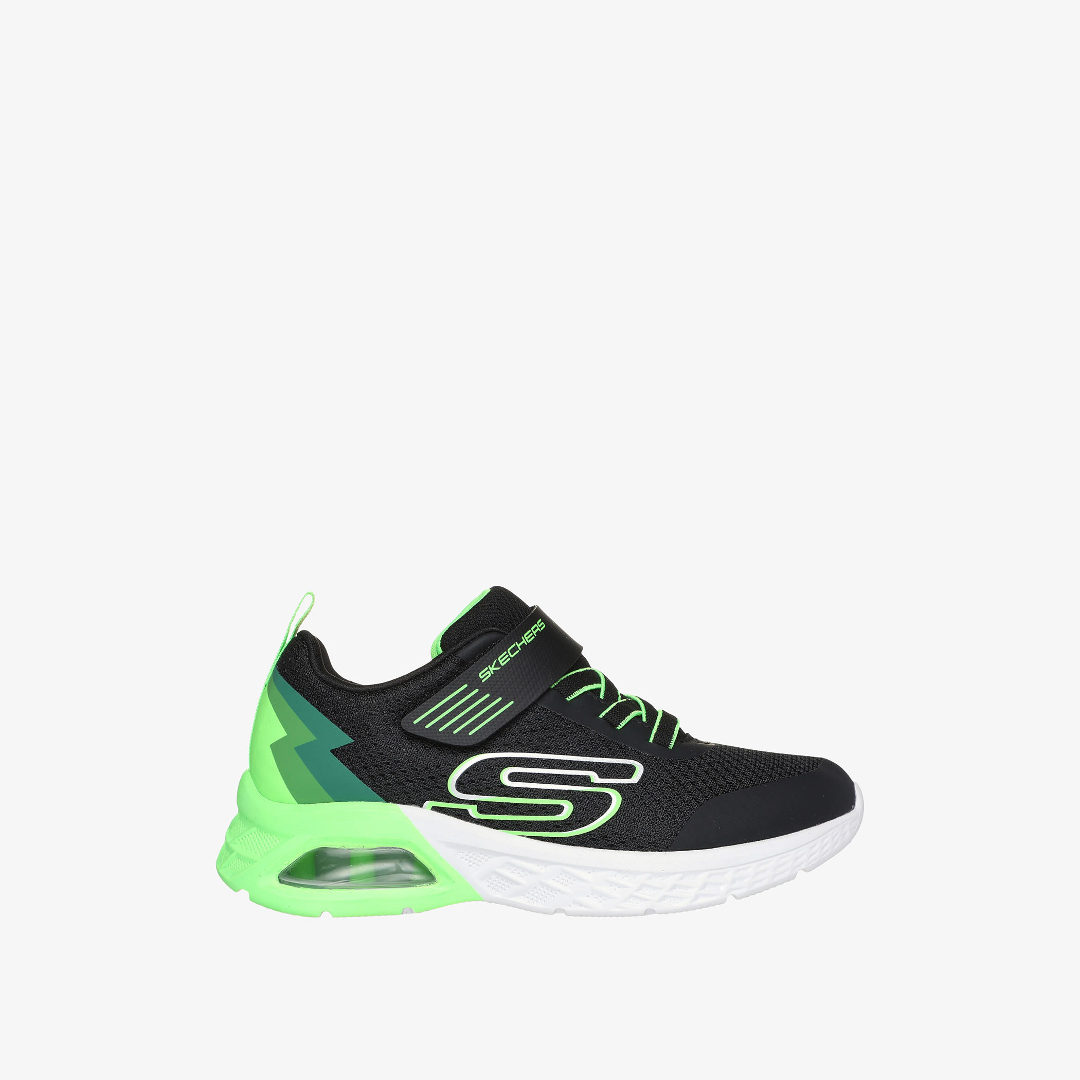 Skechers Kids' Textured Lace Detail Sports Shoes with Hook and Loop Closure - MICROSPEC MAX II-sports-boys-shoes-image-5