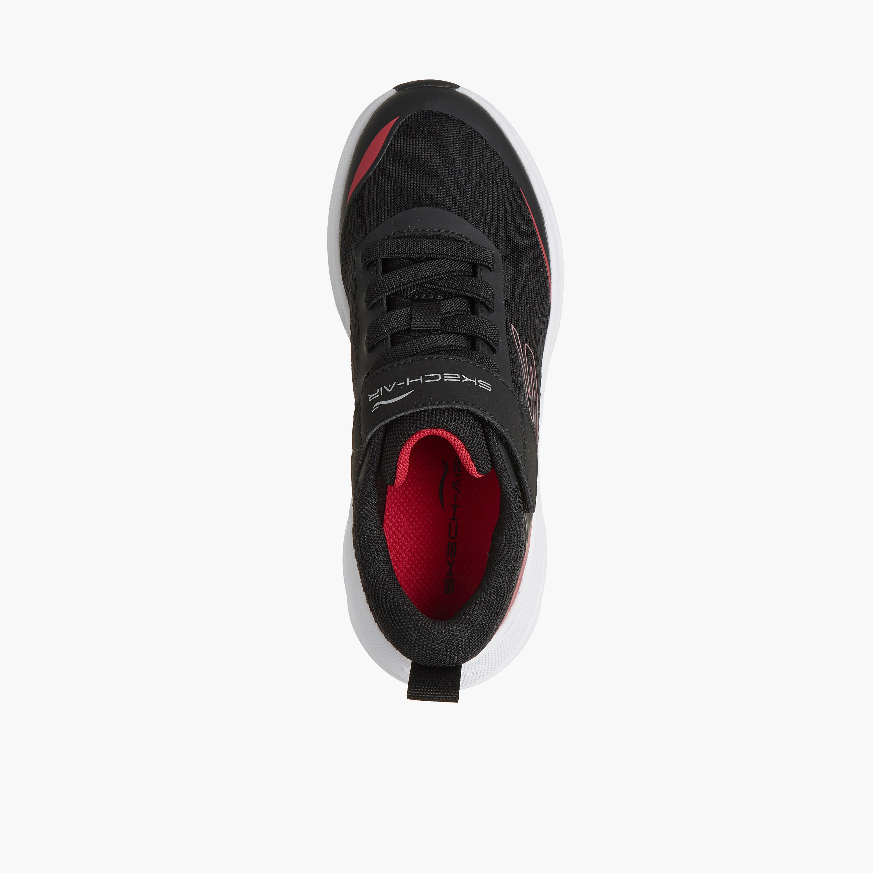 Skechers Boys SKECH-AIR FLIGHT Hook & Loop Sneakers - 404095L-BKRD-CP-boys-shoes-sneakers-image-2