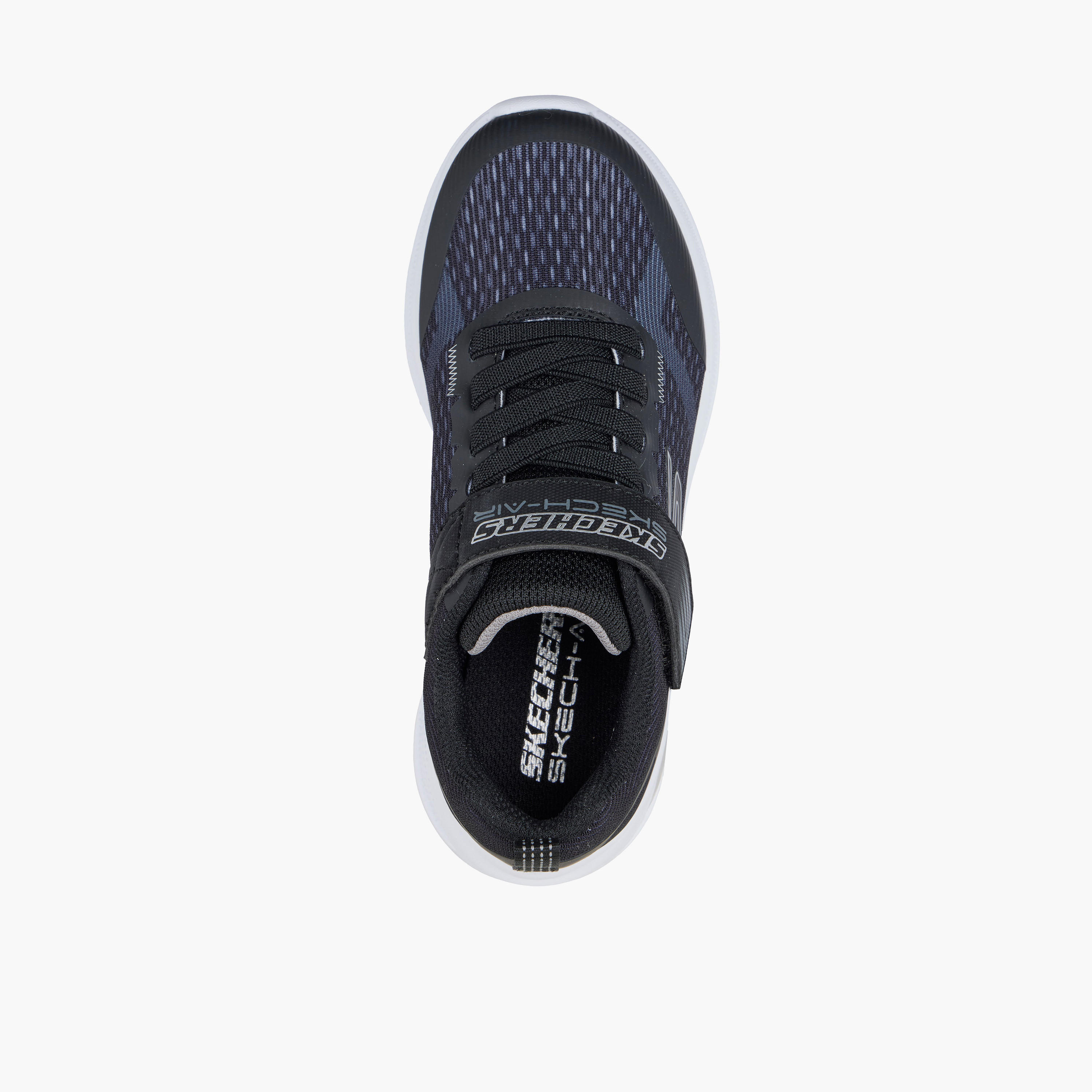 Skechers Boys MICROSPEC MAX ADVANCE Hook & Loop Sneakers - 404105L-BLK-CP-boys-shoes-sneakers-image-2