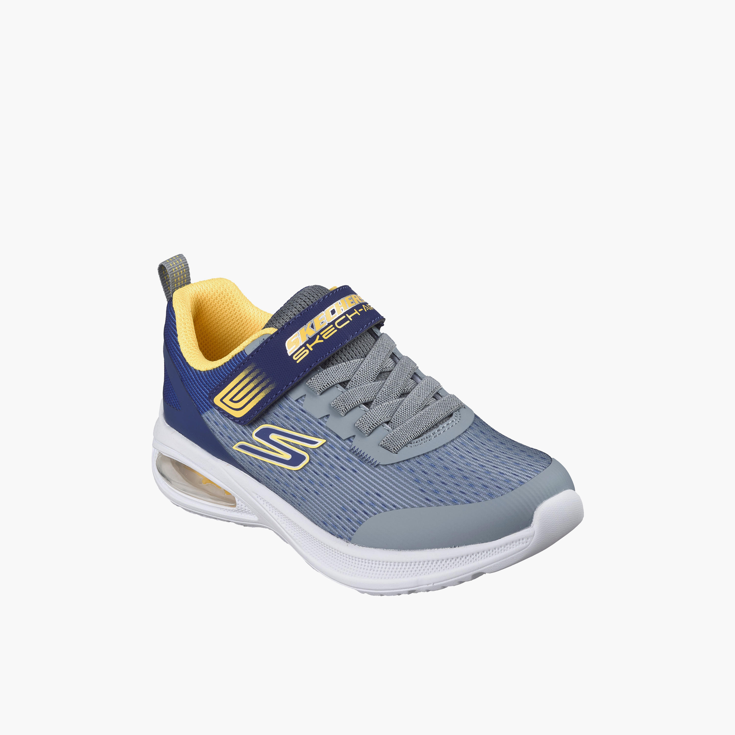 Skechers Boys Microspec Max Advance Hook & Loop Sneakers-boys-shoes-sneakers-image-1