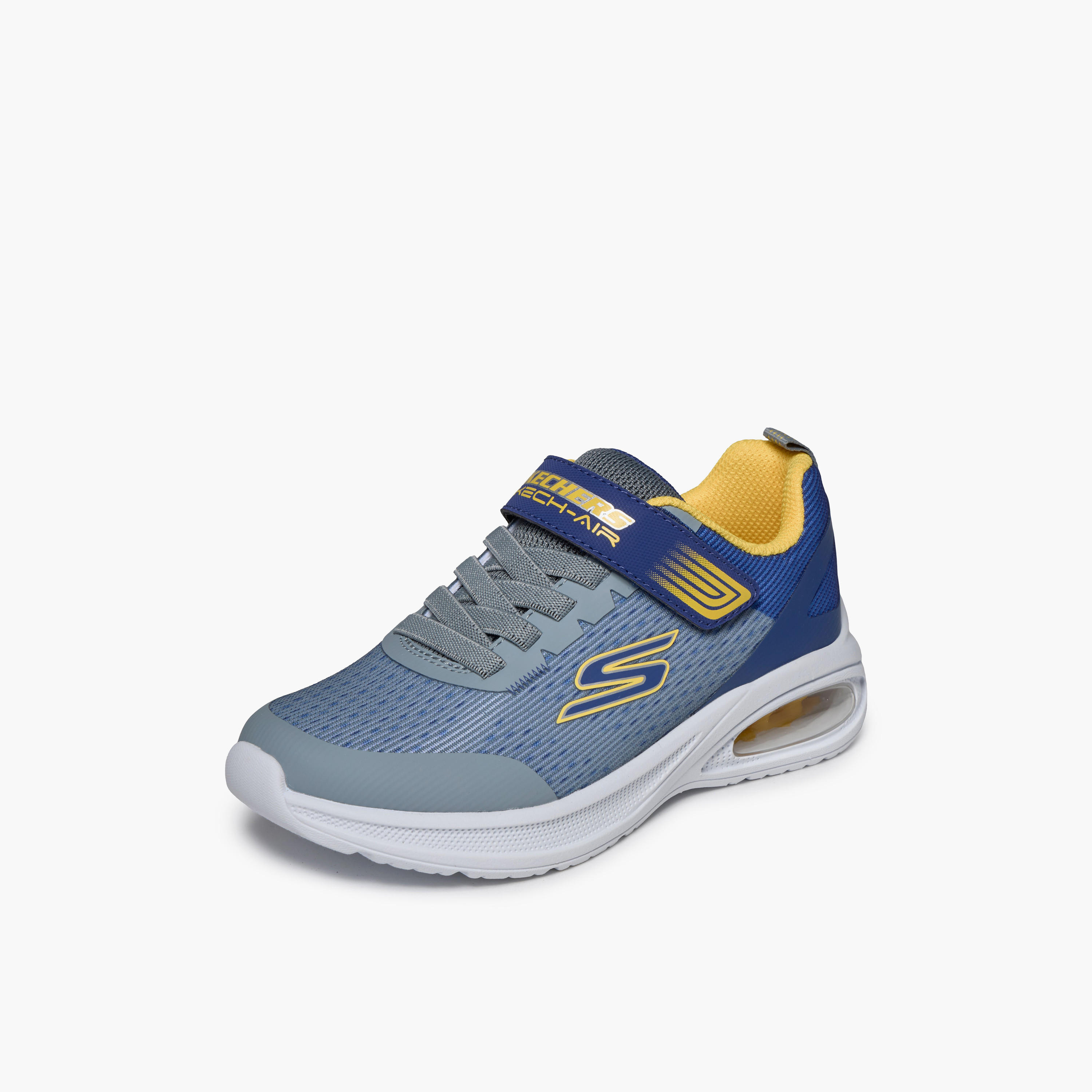 Skechers Boys Microspec Max Advance Hook & Loop Sneakers-boys-shoes-sneakers-image-4