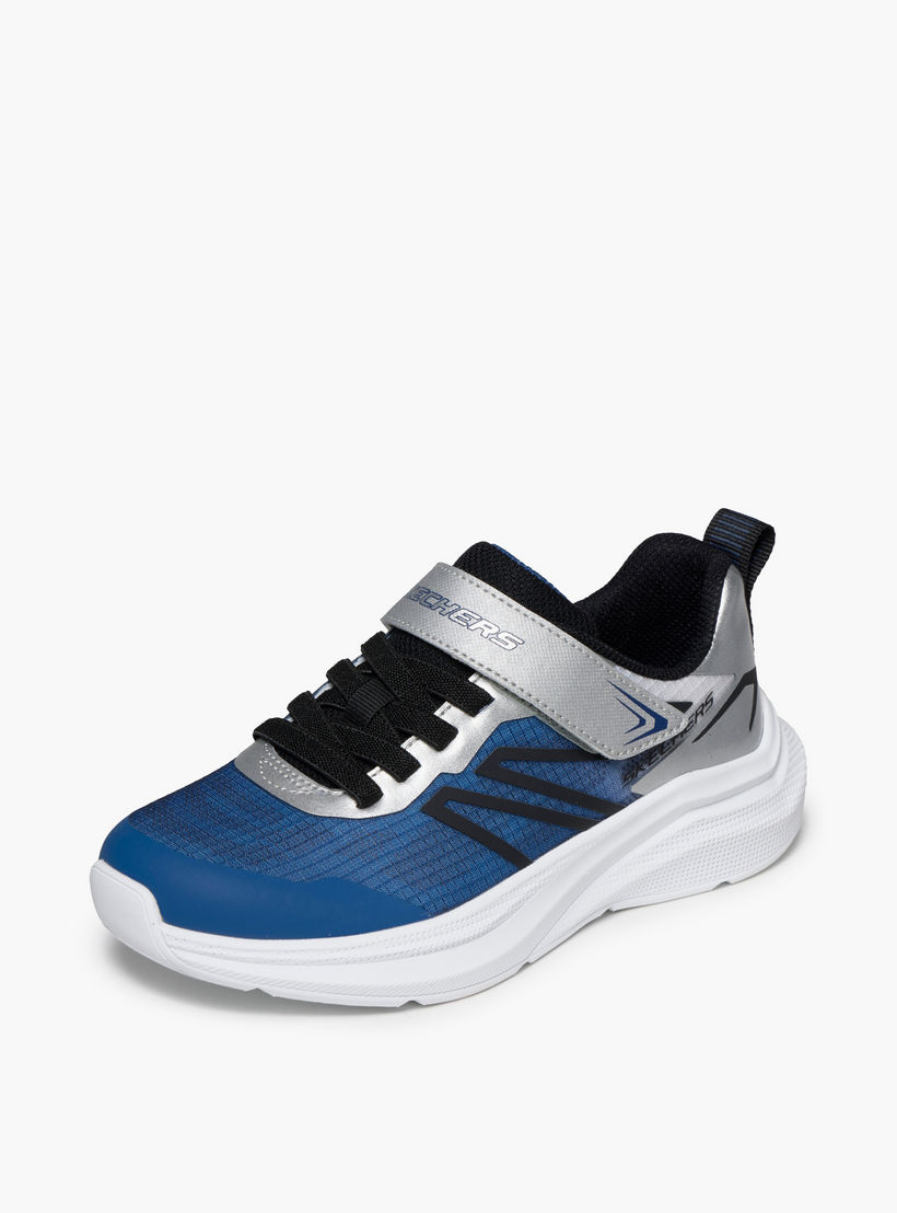 حذاء سنيكرز طول الكاحل بشريط إغلاق مايكروسبِك فيلوسيتي للأولاد من سكيتشرز-sports-boys-shoes-image-5