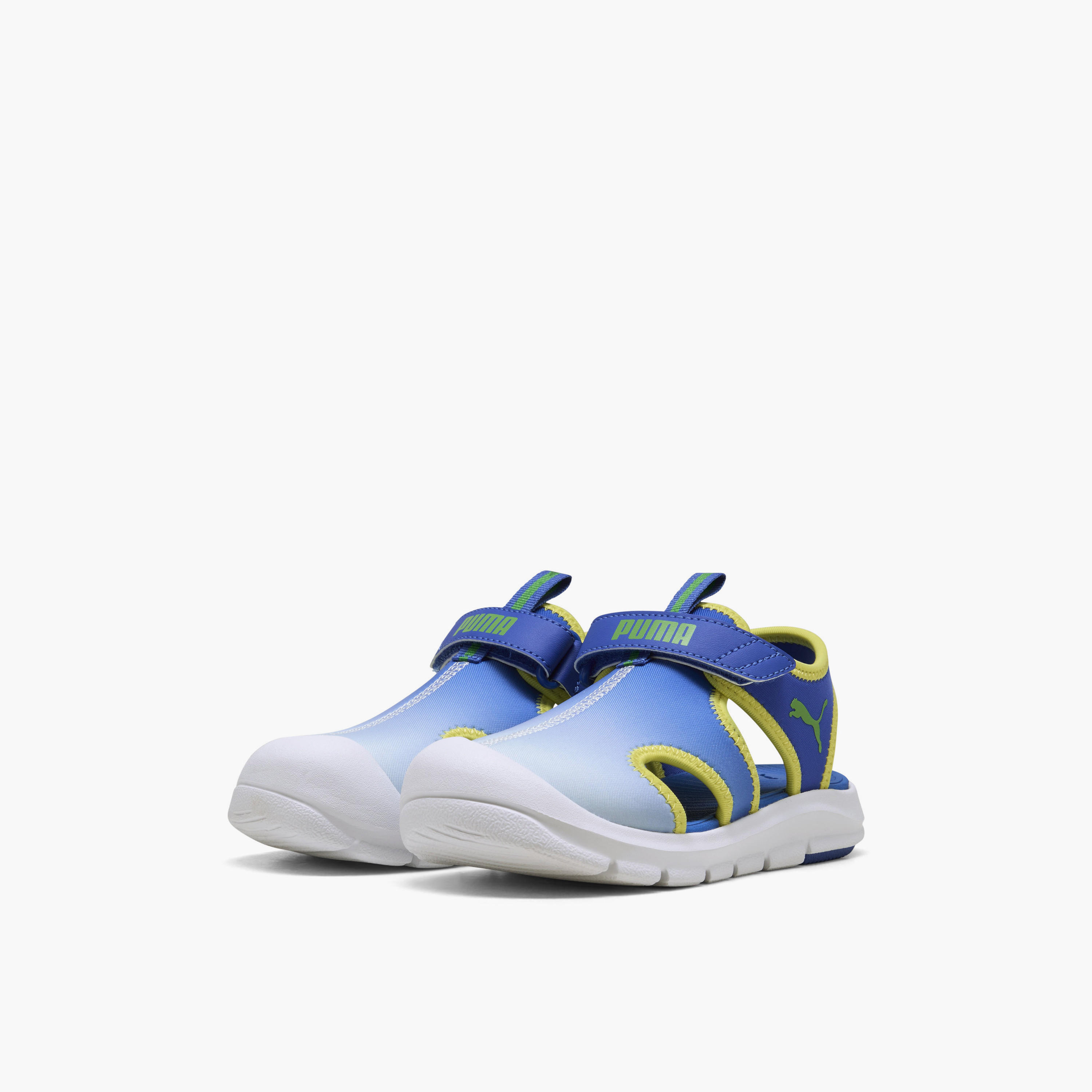 Puma Boys Fun Racer Come On V Hook & Loop Strap Sandals-boys-shoes-sandals-image-1