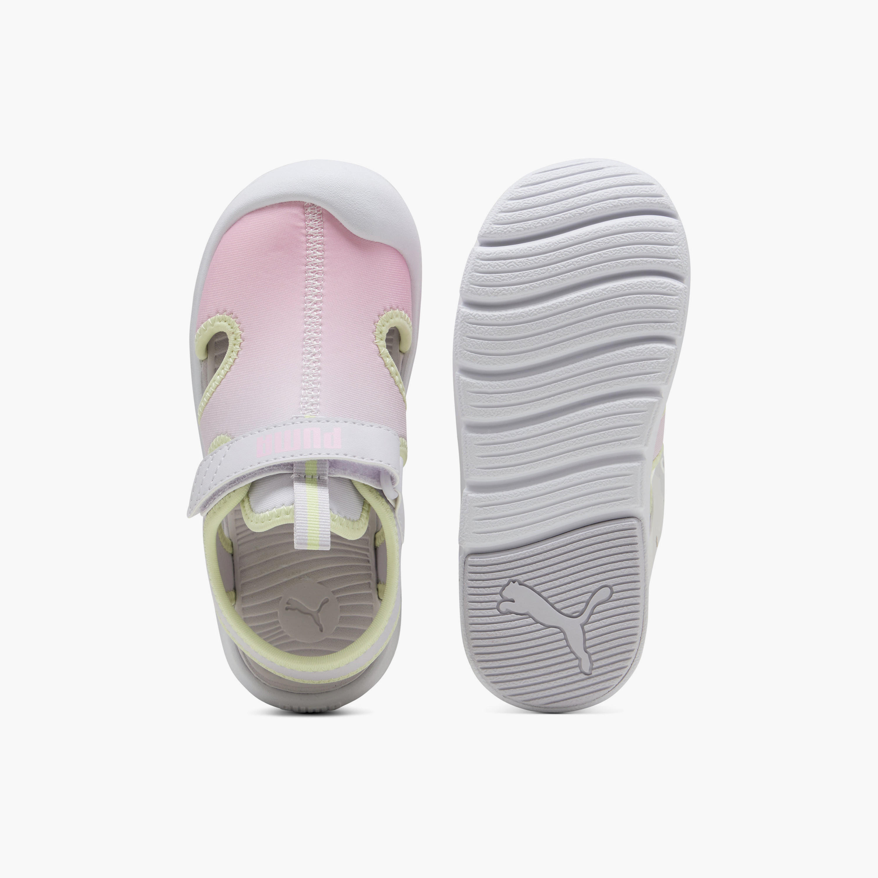 Puma Girls Fun Racer Come On V Hook & Loop Strap Sandals-girls-shoes-sports-image-4
