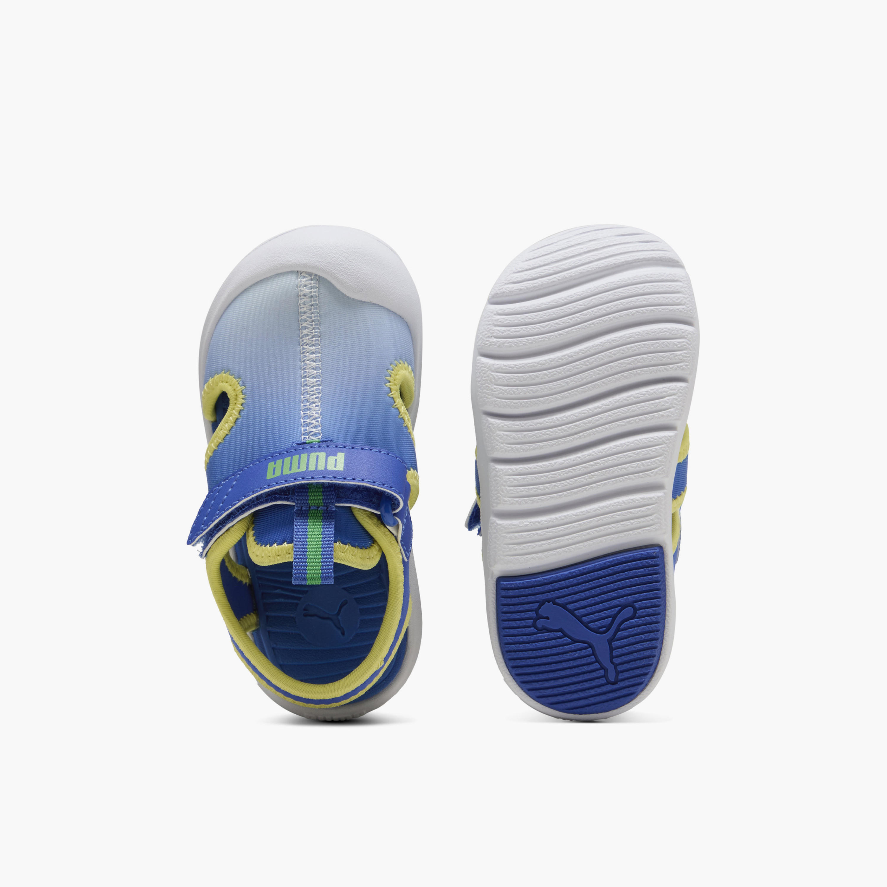 Puma Fun Racer Come On V Strap Sandals with Hook & Loop Closure-baby-boys-shoes-sandals-image-4