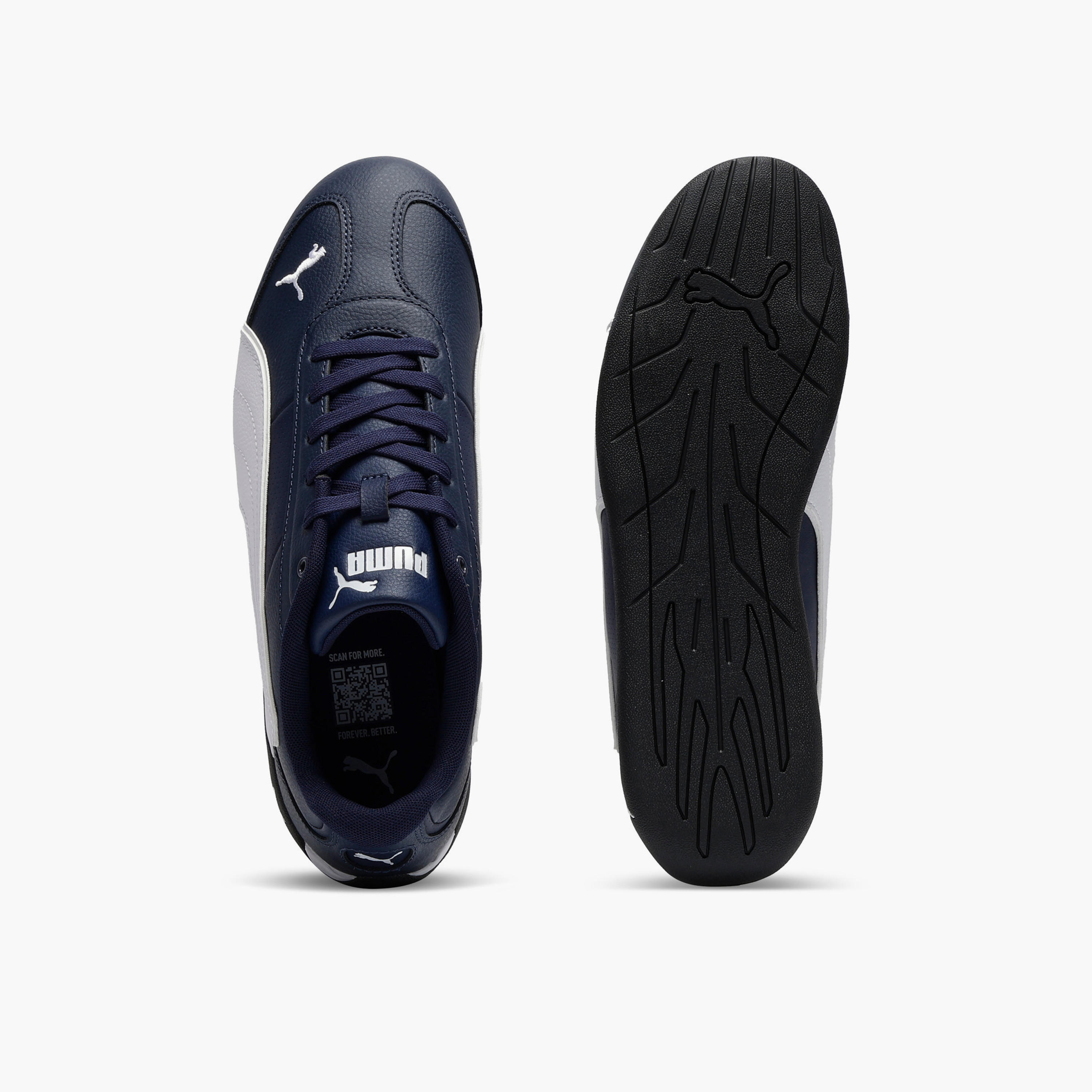 Puma Men Replicatch Lace-Up Leather Sports Shoes-sports-men-shoes-image-4