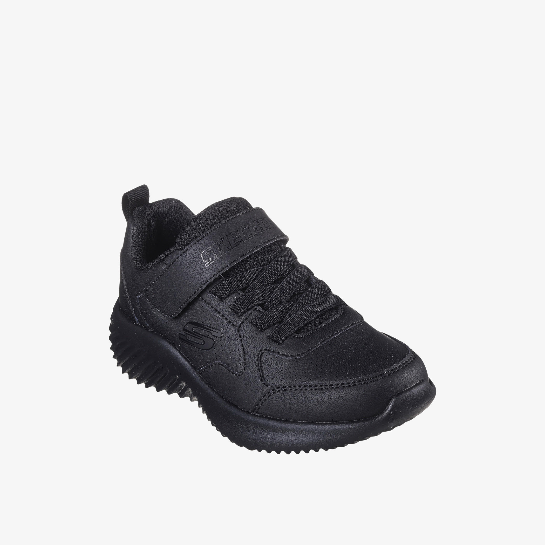 Skechers Kids' Monotone Shoes with Hook and Loop Closure - BOUNDER-girls-shoes-schoolshoes-image-1
