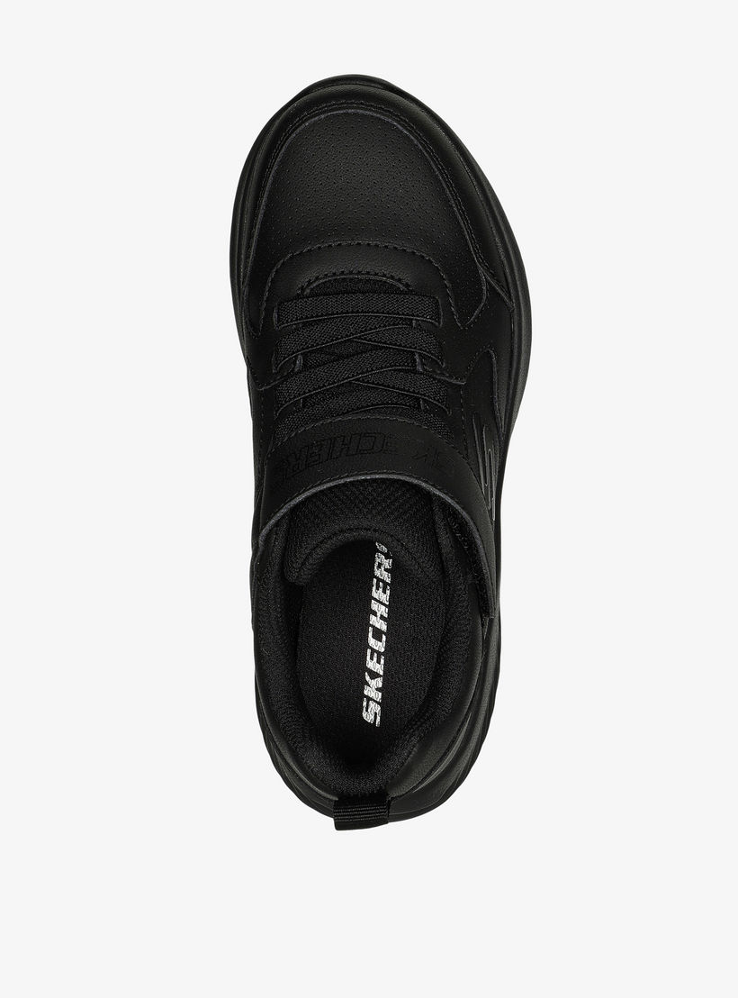 Skechers Kids' Monotone Shoes with Hook and Loop Closure - BOUNDER-girls-shoes-schoolshoes-image-3
