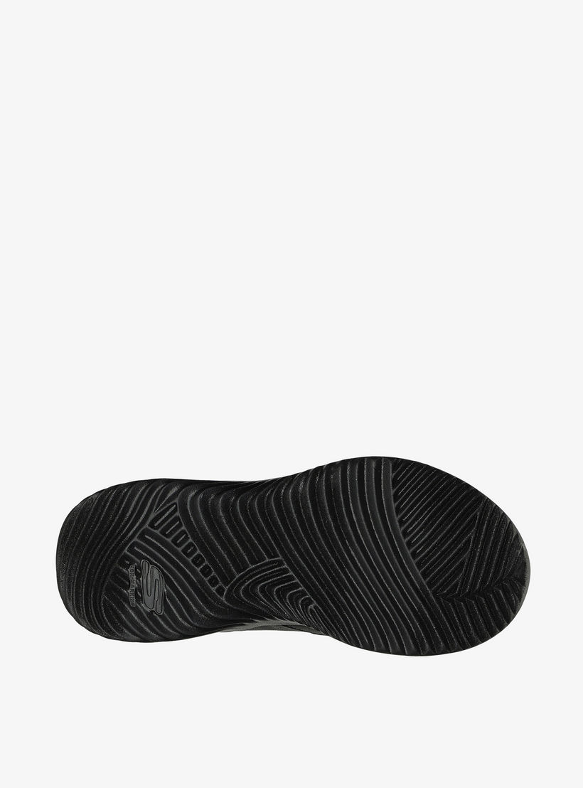 Skechers Kids' Monotone Shoes with Hook and Loop Closure - BOUNDER-girls-shoes-schoolshoes-image-4