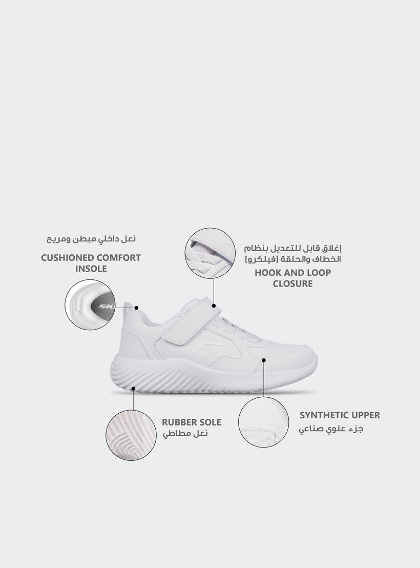 Skechers Kids Bounder Hook & Loop School Shoes-girls-shoes-sneakers-image-2