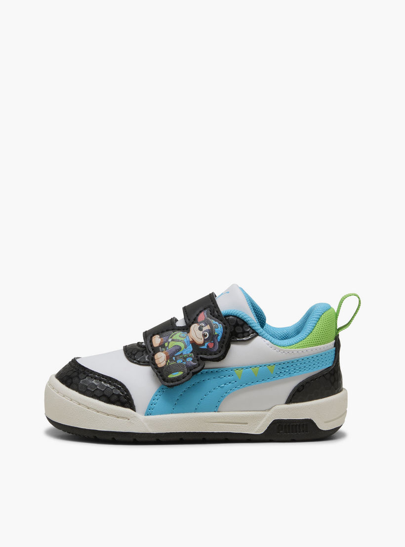 Puma Multiflex 2 SL Ankle Sneakers with Hook & Loop Closure, Paw Patrol-sports-boys-shoes-image-3
