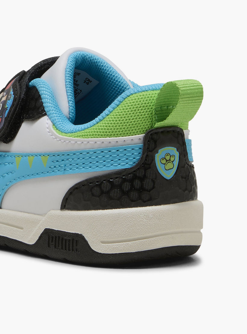 Puma Multiflex 2 SL Ankle Sneakers with Hook & Loop Closure, Paw Patrol-sports-boys-shoes-image-6
