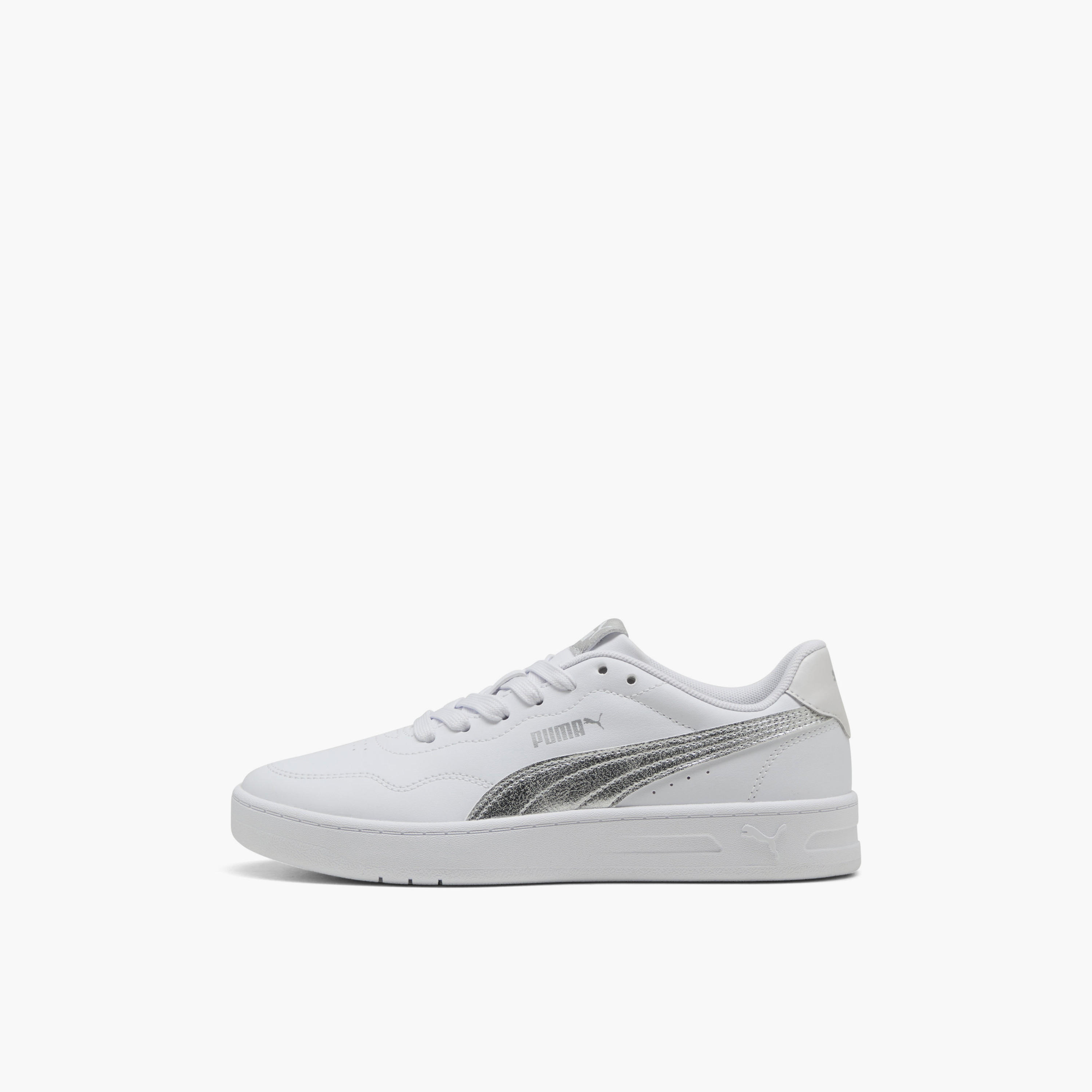 Puma Women Court Lally Metallic Whisper Lace-Up Ankle Sneakers-women-shoes-sneakers-image-3