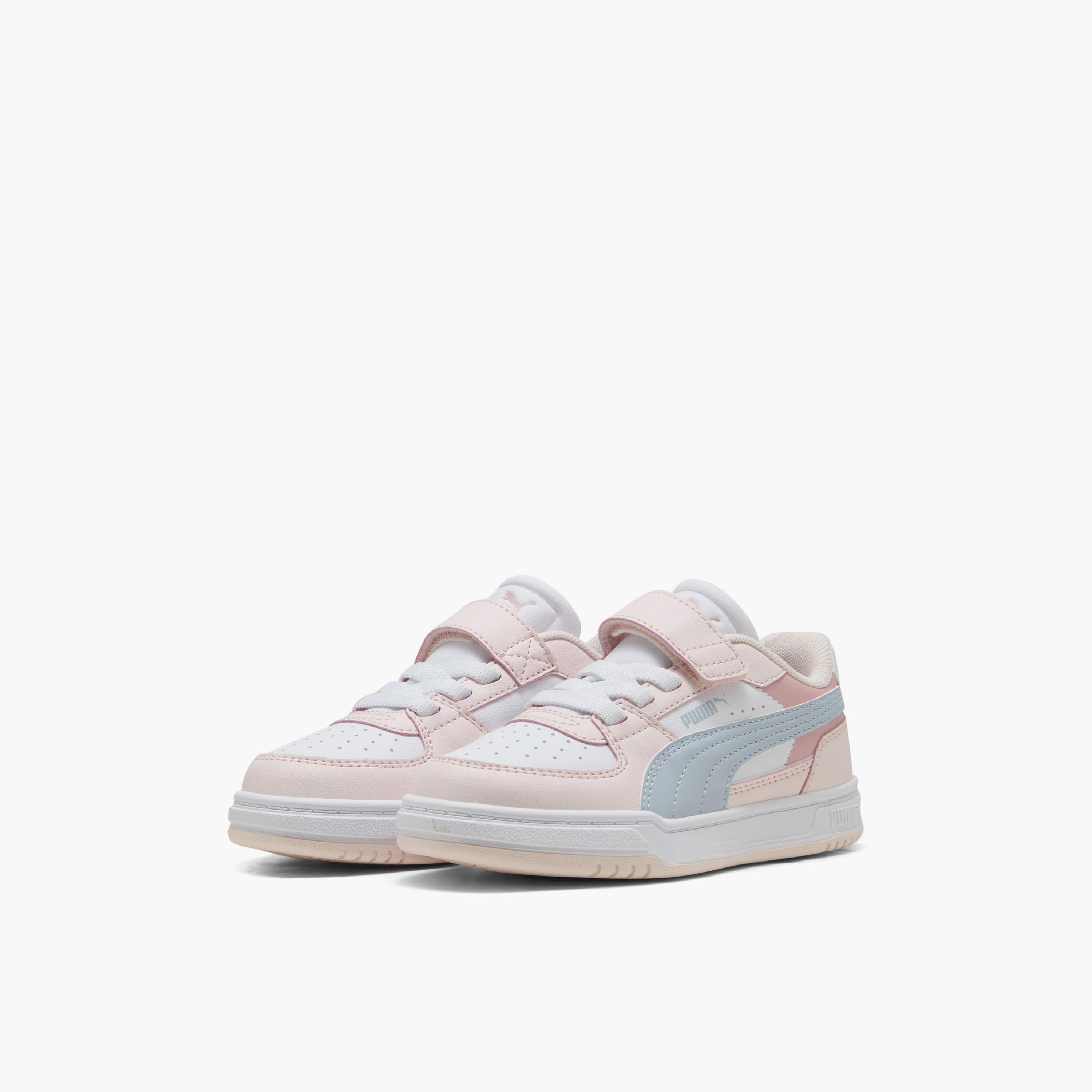 Puma Girls Caven III Block Hook & Loop Sports Shoes-girls-shoes-sports-image-1