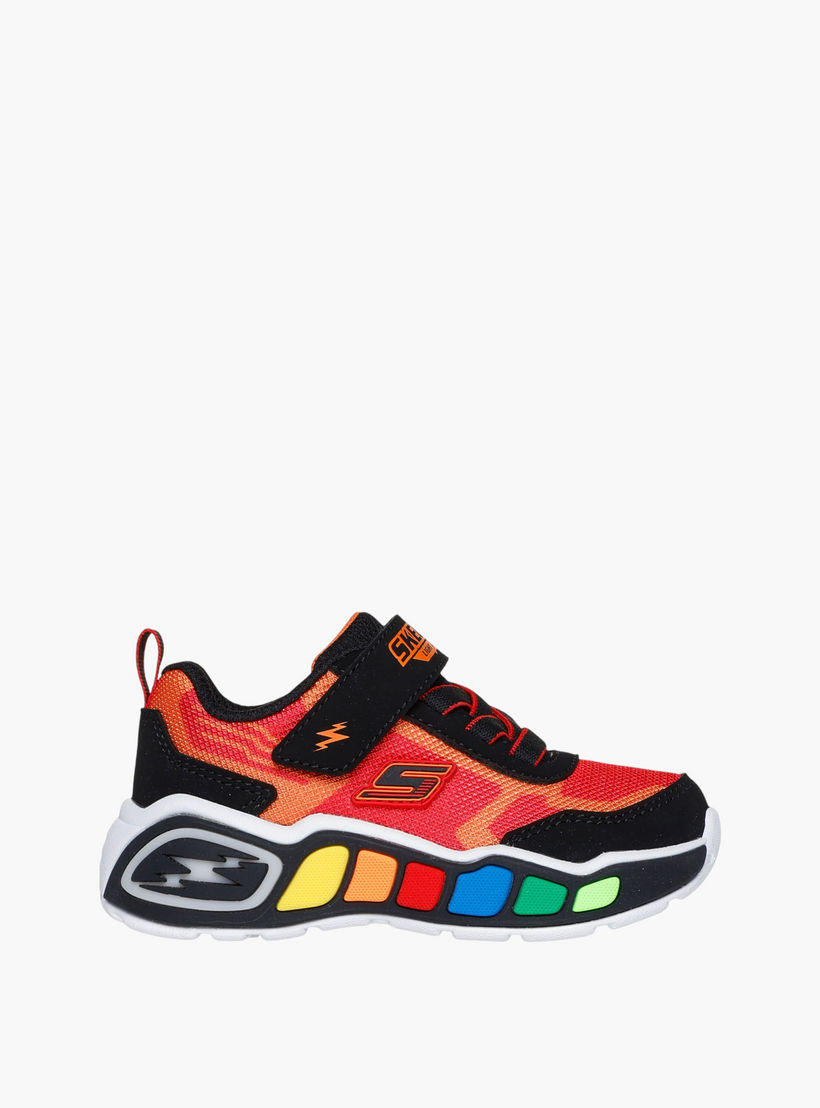 Skechers Boys' PLAY SCENE Sneakers with Hook and Loop Closure - 407606N-BKRD-boys-shoes-sneakers-image-2