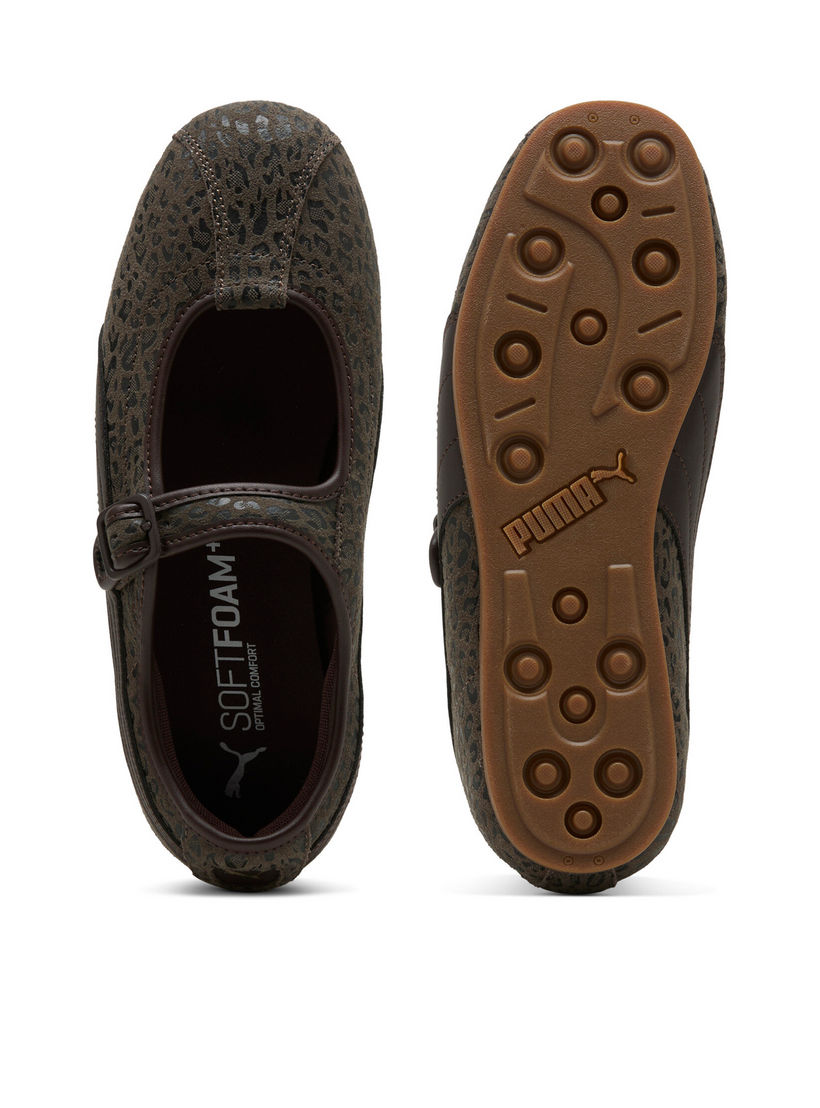 Puma Women Tacklette Cat Printed Mary Jane Shoes-women-shoes-ballerinas-image-5