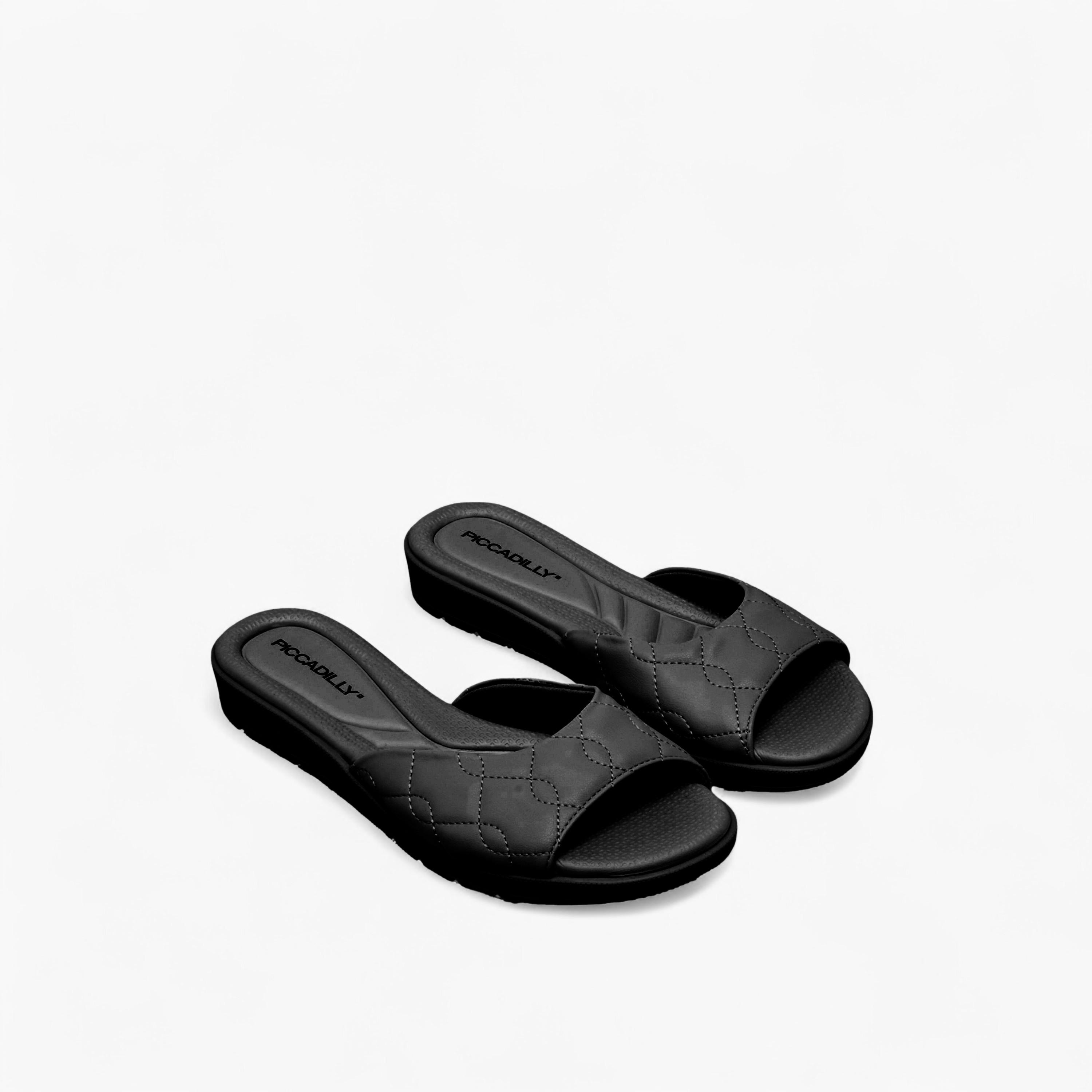 Piccadilly Textured Sip-On Flat Sandals-women-shoes-flats-sandals-image-1