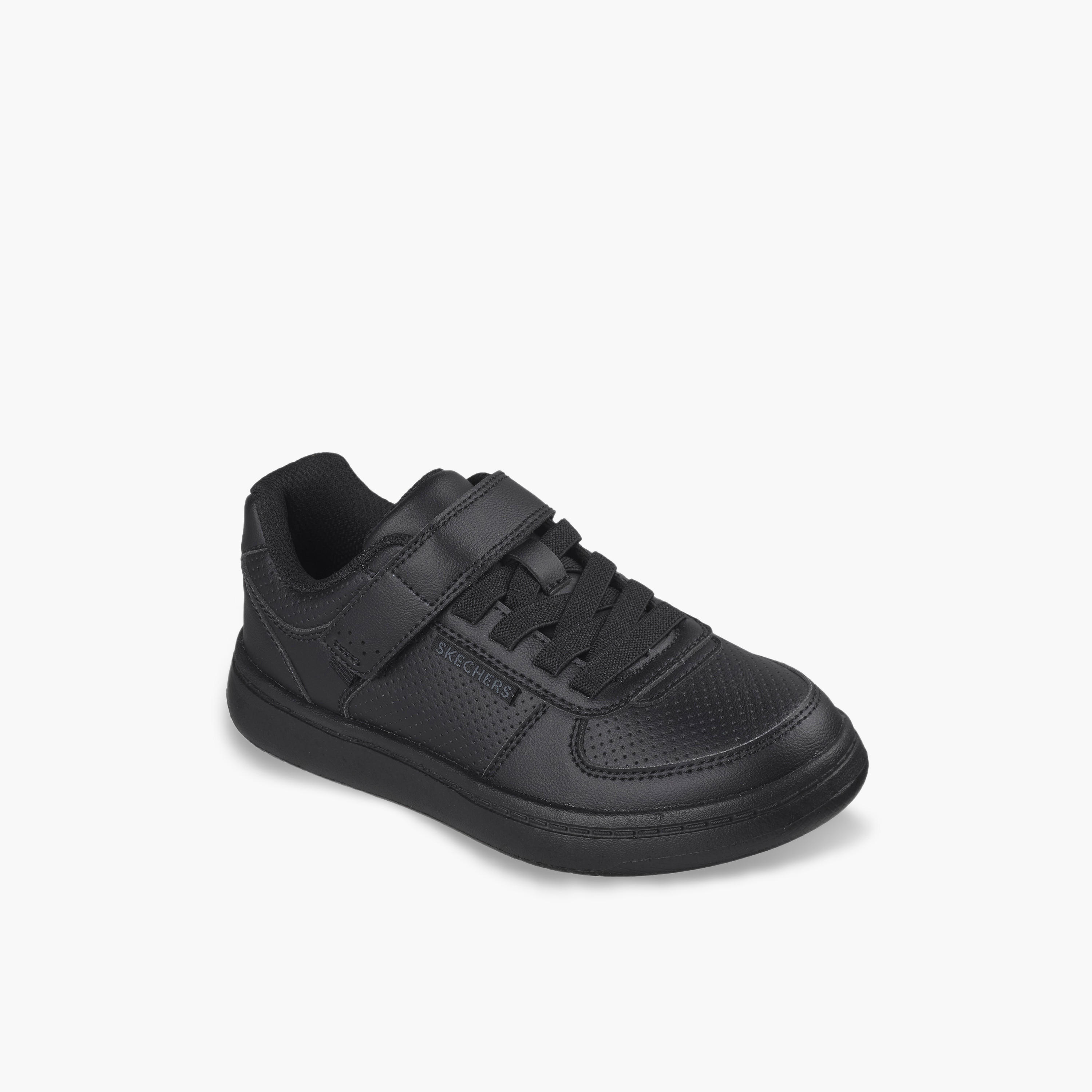 Skechers Kids Quick Street Lite Hook & Loop School Shoes-girls-shoes-sneakers-image-1