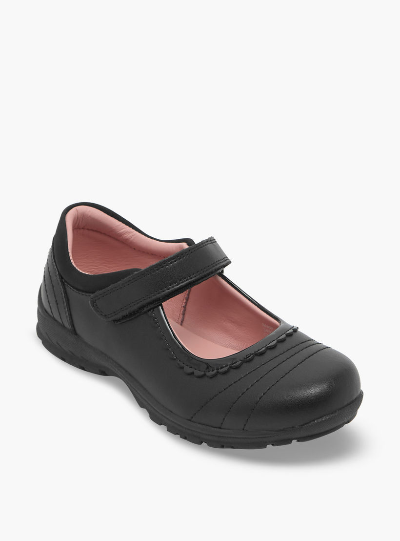 Juniors Girls Hook & Loop Mary Jane School Shoes-girls-shoes-maryjanes-image-2