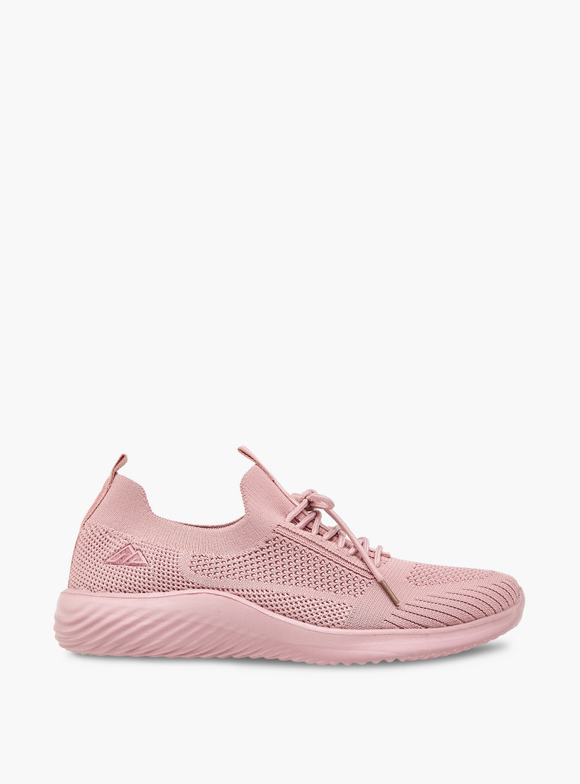 حذاء رياضي بارز الملمس برباط إغلاق من أوكلان من شو إكسبريس-women-shoes-sneakers-image-2