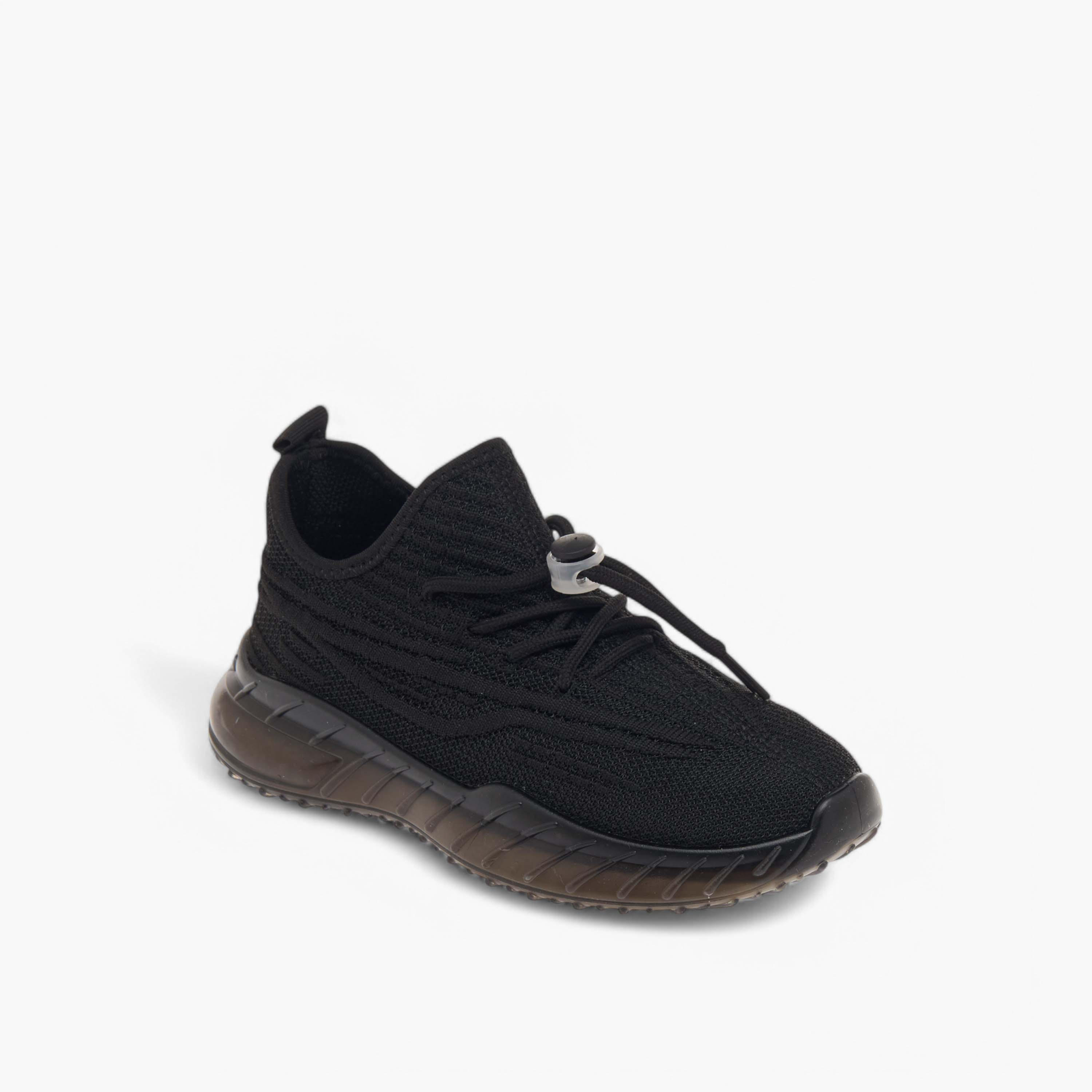 Oaklan by Shoexpress Kids Monotone Sports Shoes with Lace-Up Closure-boys-shoes-sneakers-image-2