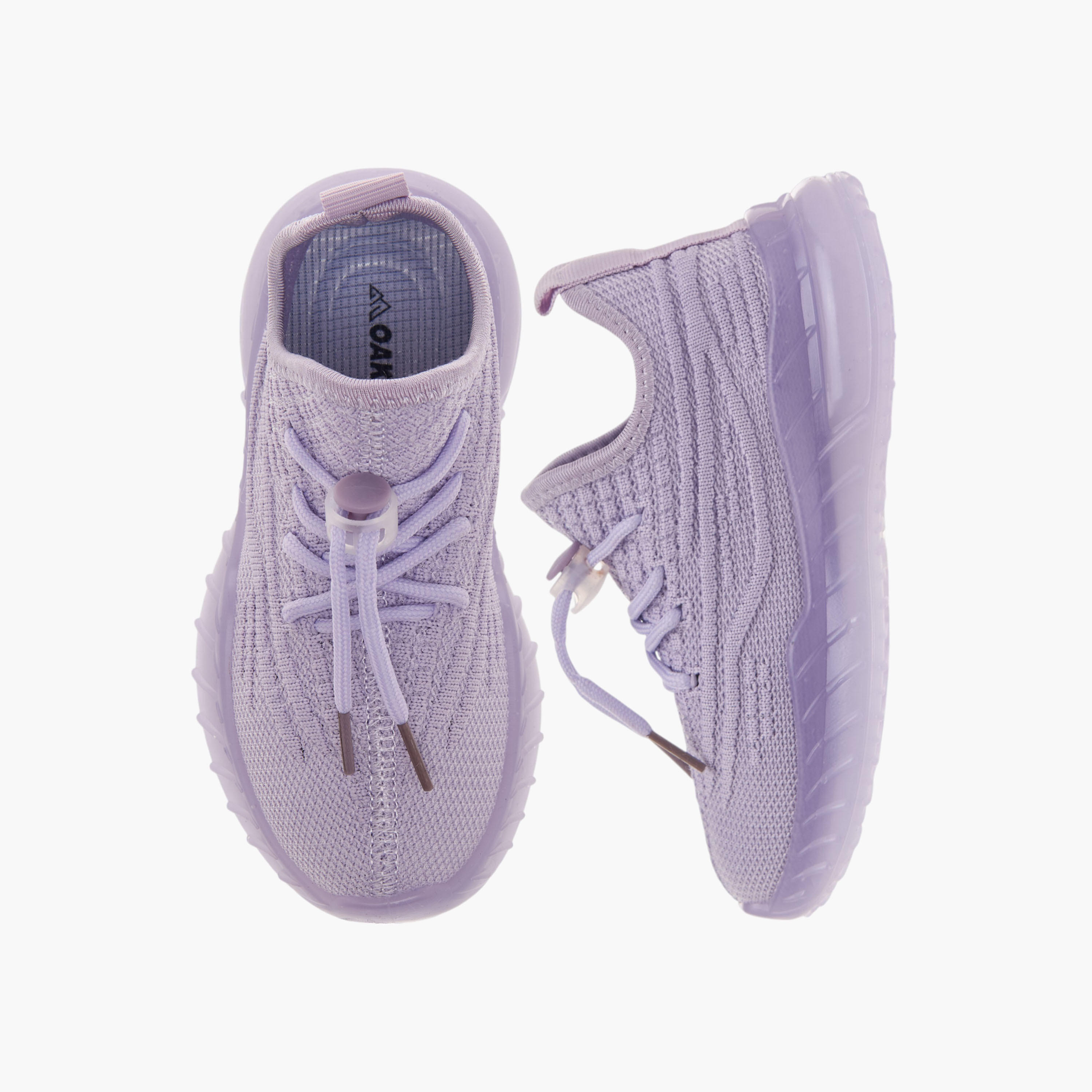 Oaklan by Shoexpress Kids Monotone Sports Shoes with Lace-Up Closure-girls-shoes-sports-image-1