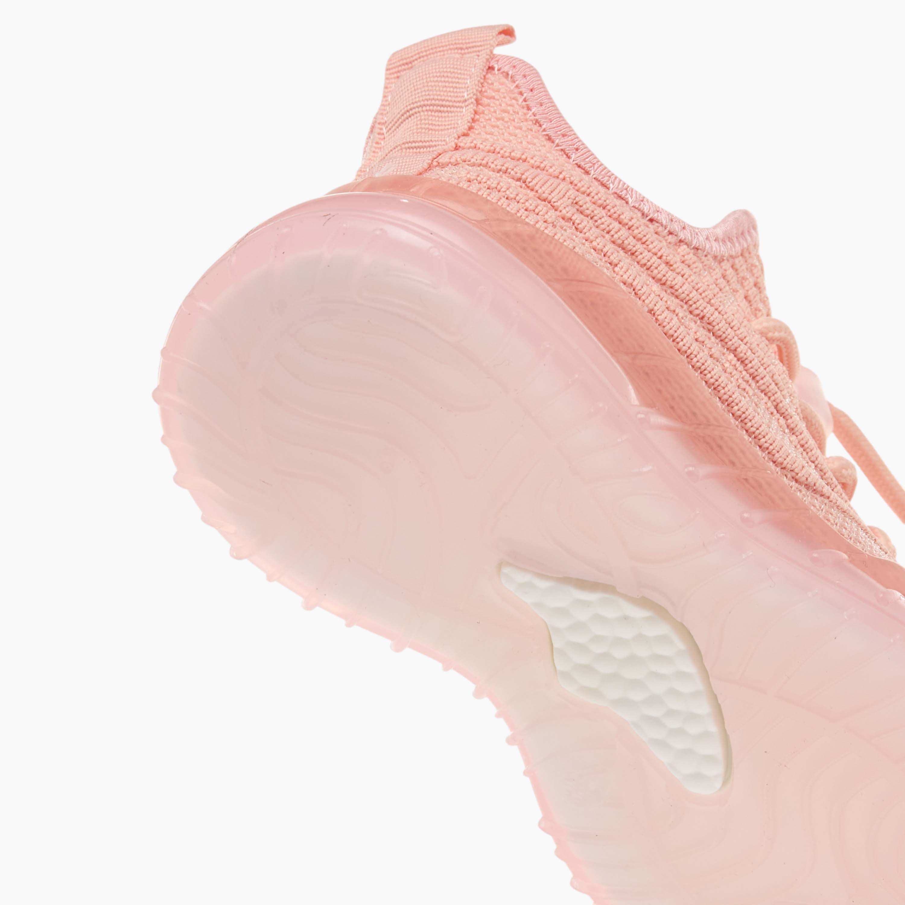 Oaklan by Shoexpress Kids Monotone Sports Shoes with Lace-Up Closure-girls-shoes-sports-image-5